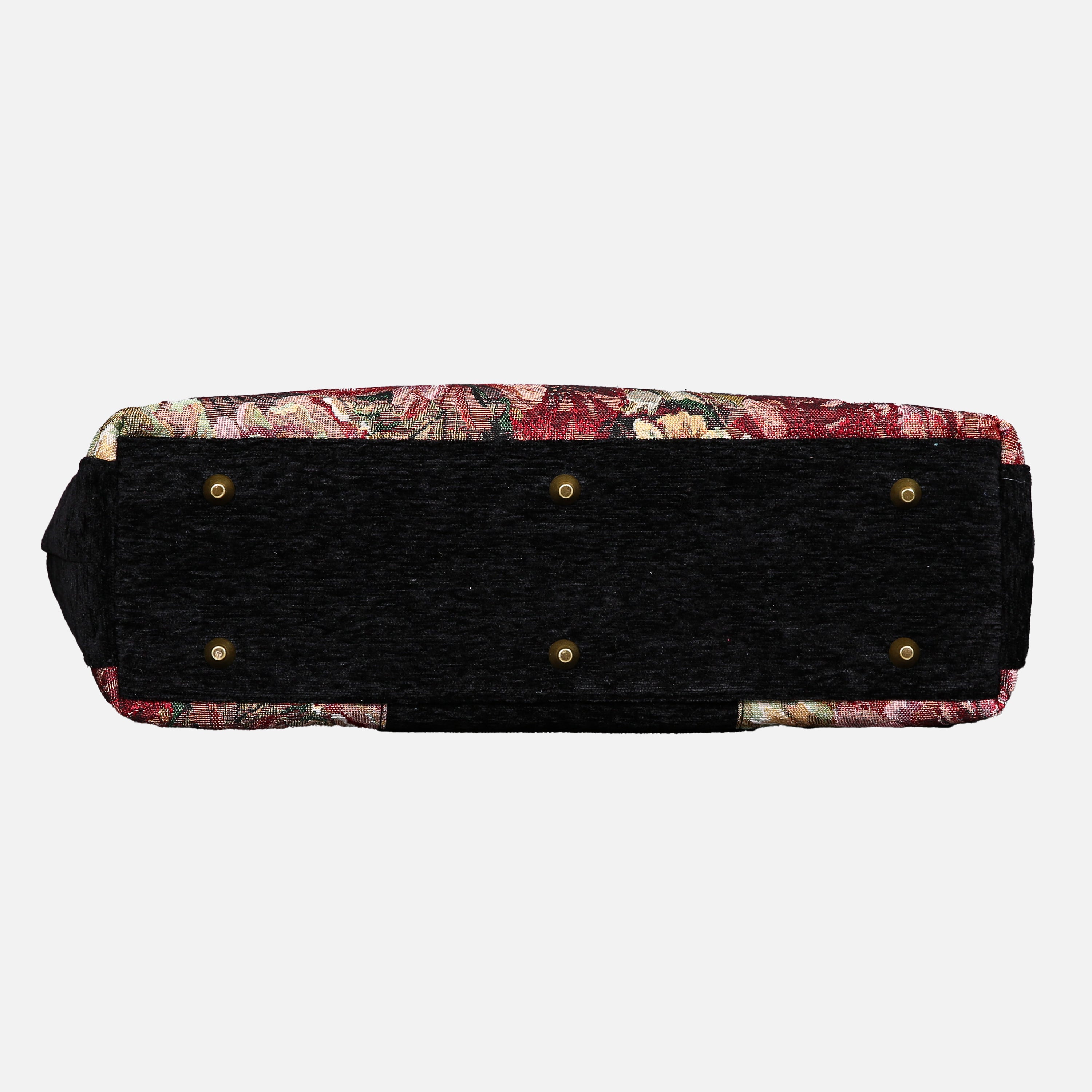 Rose Bush Laptop Work Bag carpet bag MCW Handmade