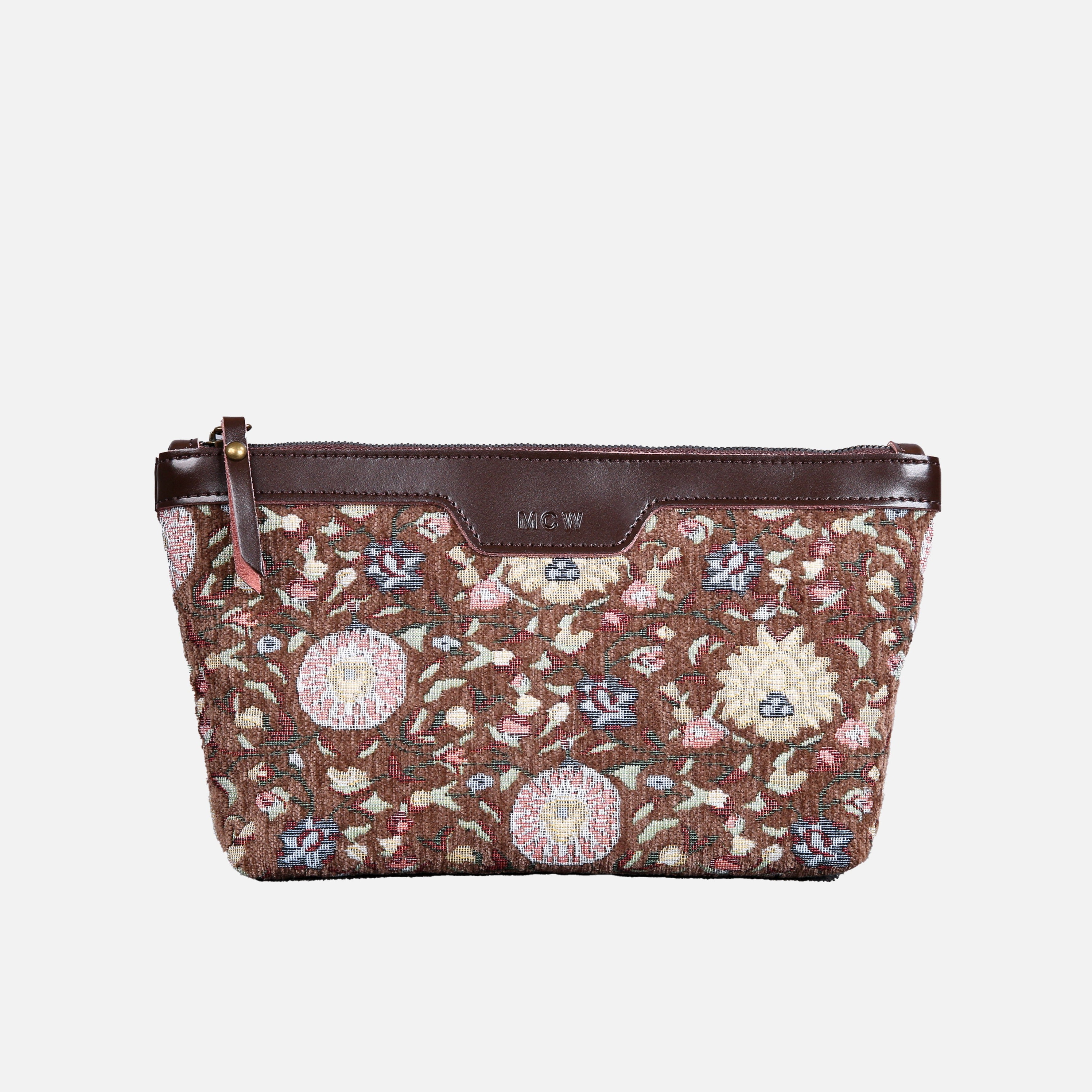 Oriental Brown Carpet Makeup Bag carpet bag MCW Handmade