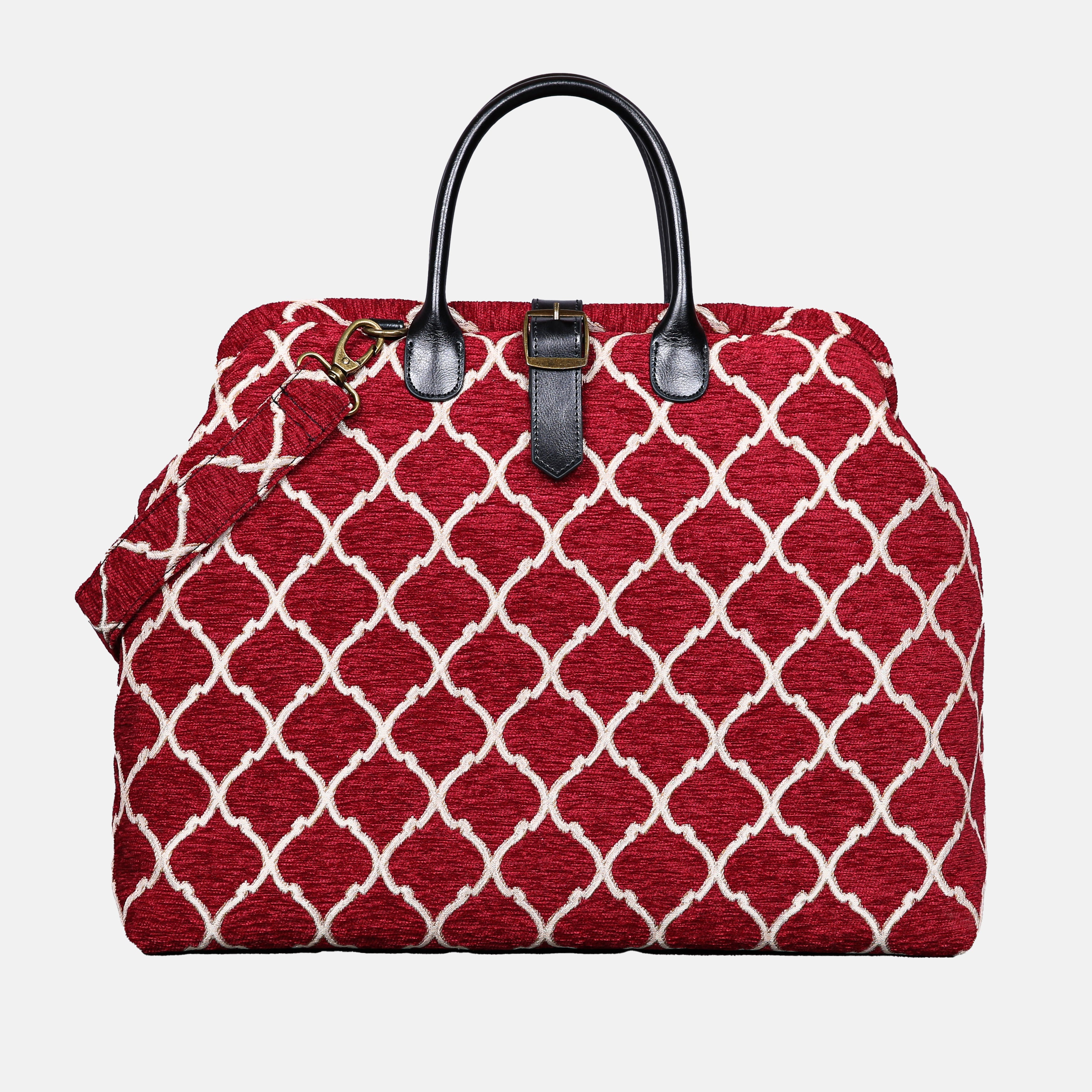 Quartz Red Mary Poppins Weekender carpet bag MCW Handmade