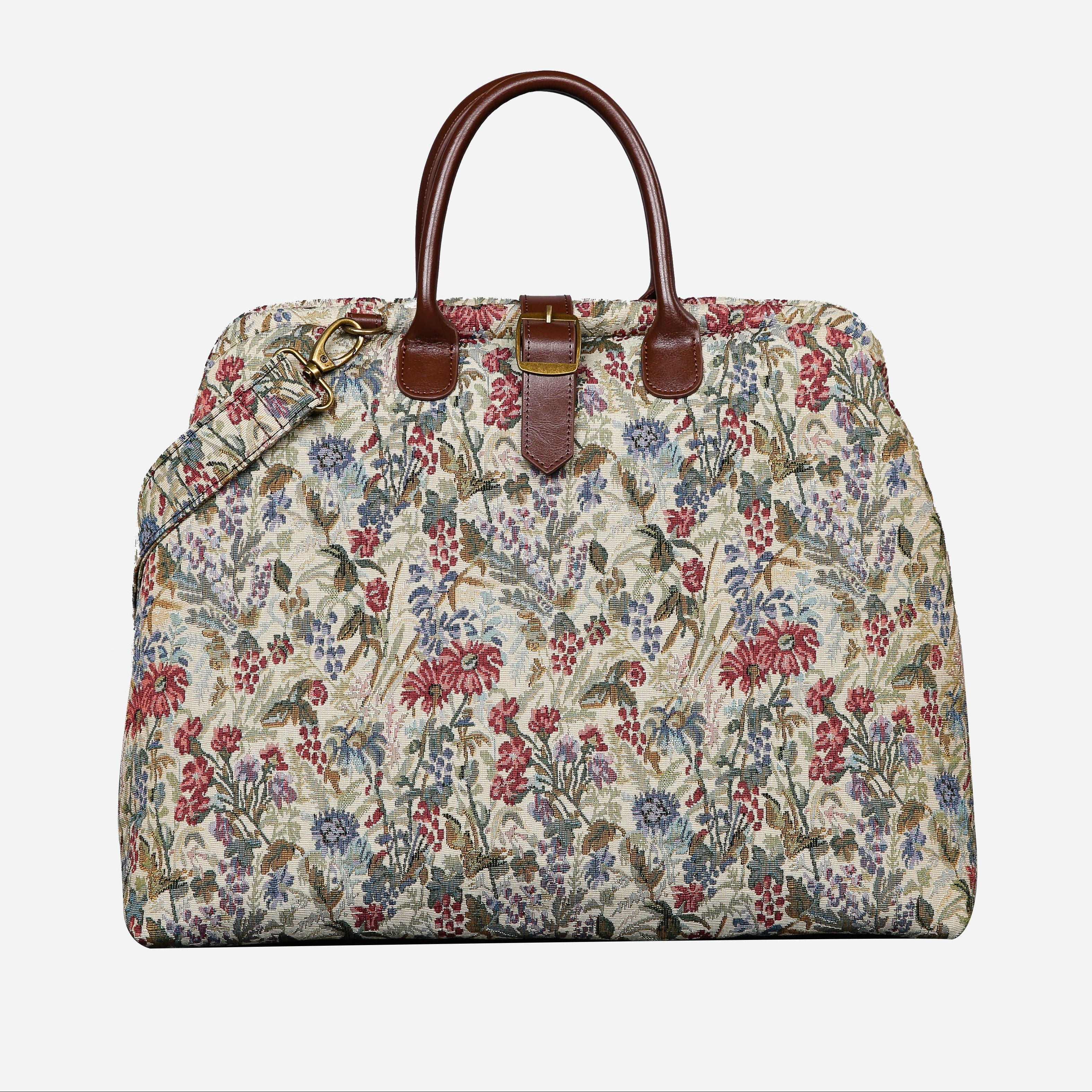 Spring Valley Mint Mary Poppins Weekender carpet bag MCW Handmade
