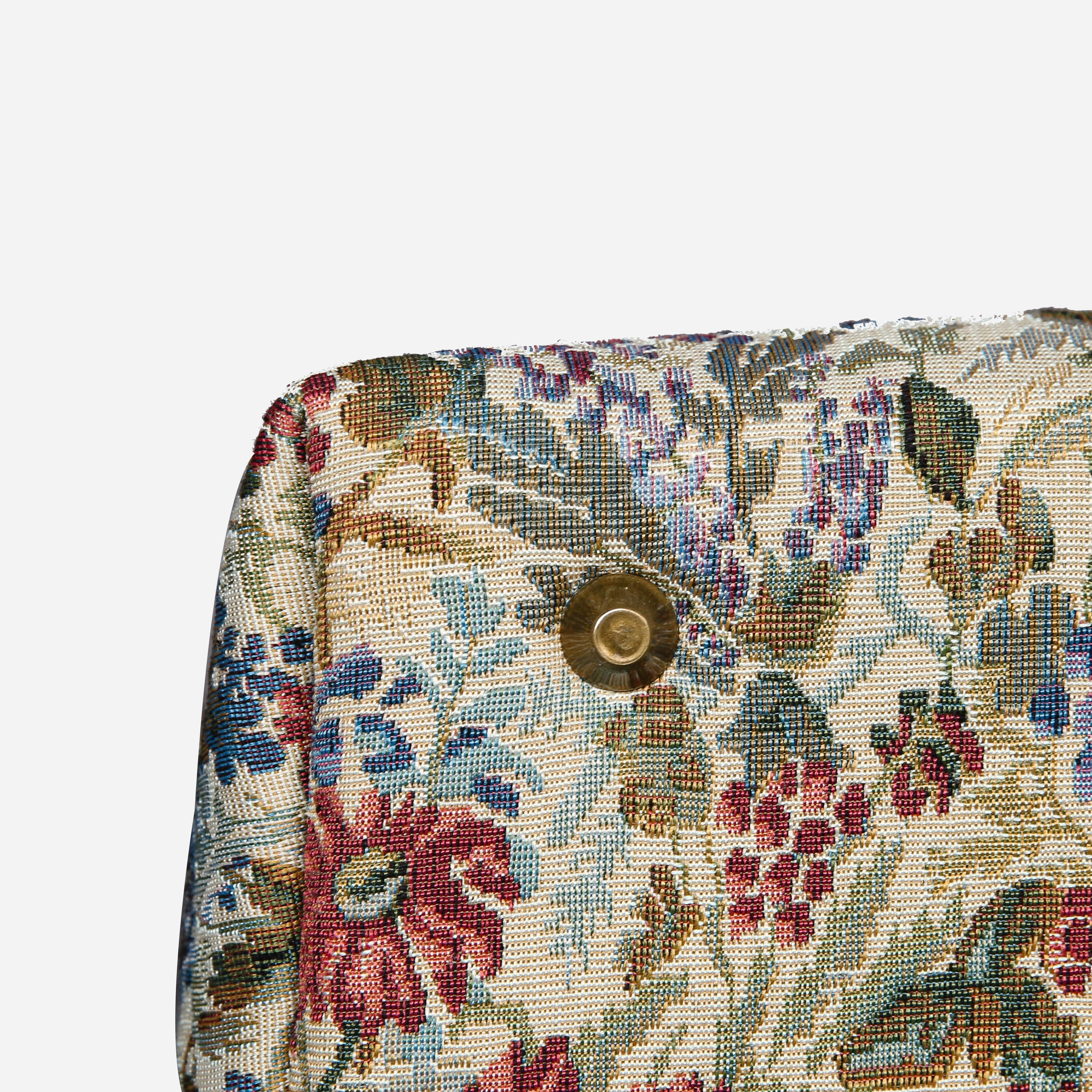 Spring Valley Mint Mary Poppins Weekender carpet bag MCW Handmade-4
