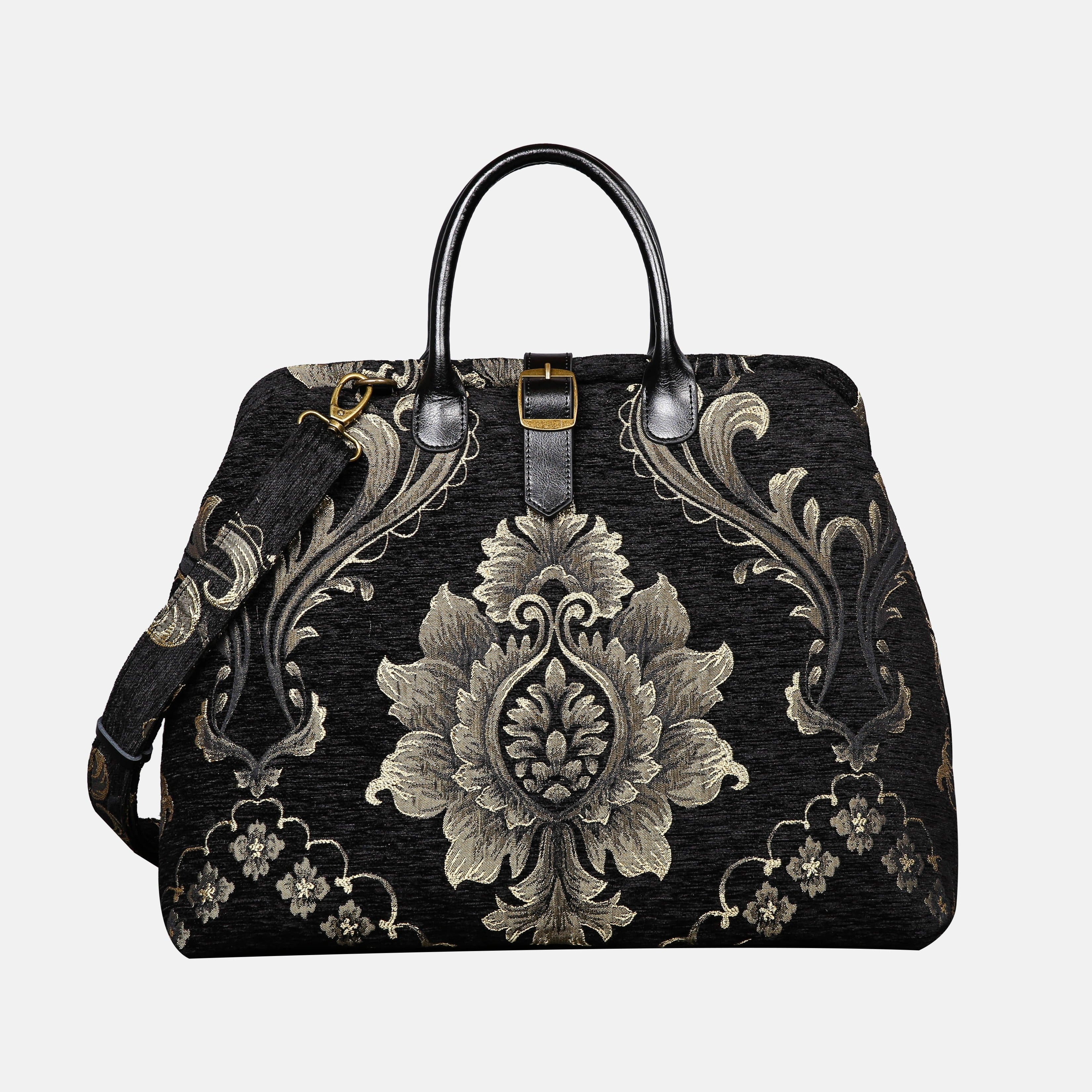 MAJESTY Black Mary Poppins Weekender carpet bag MCW Handmade
