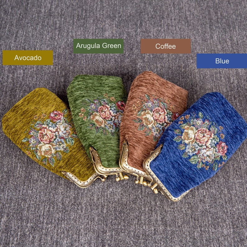 Bouquet Carpet Eyeglasses Case MCW Handmade-9