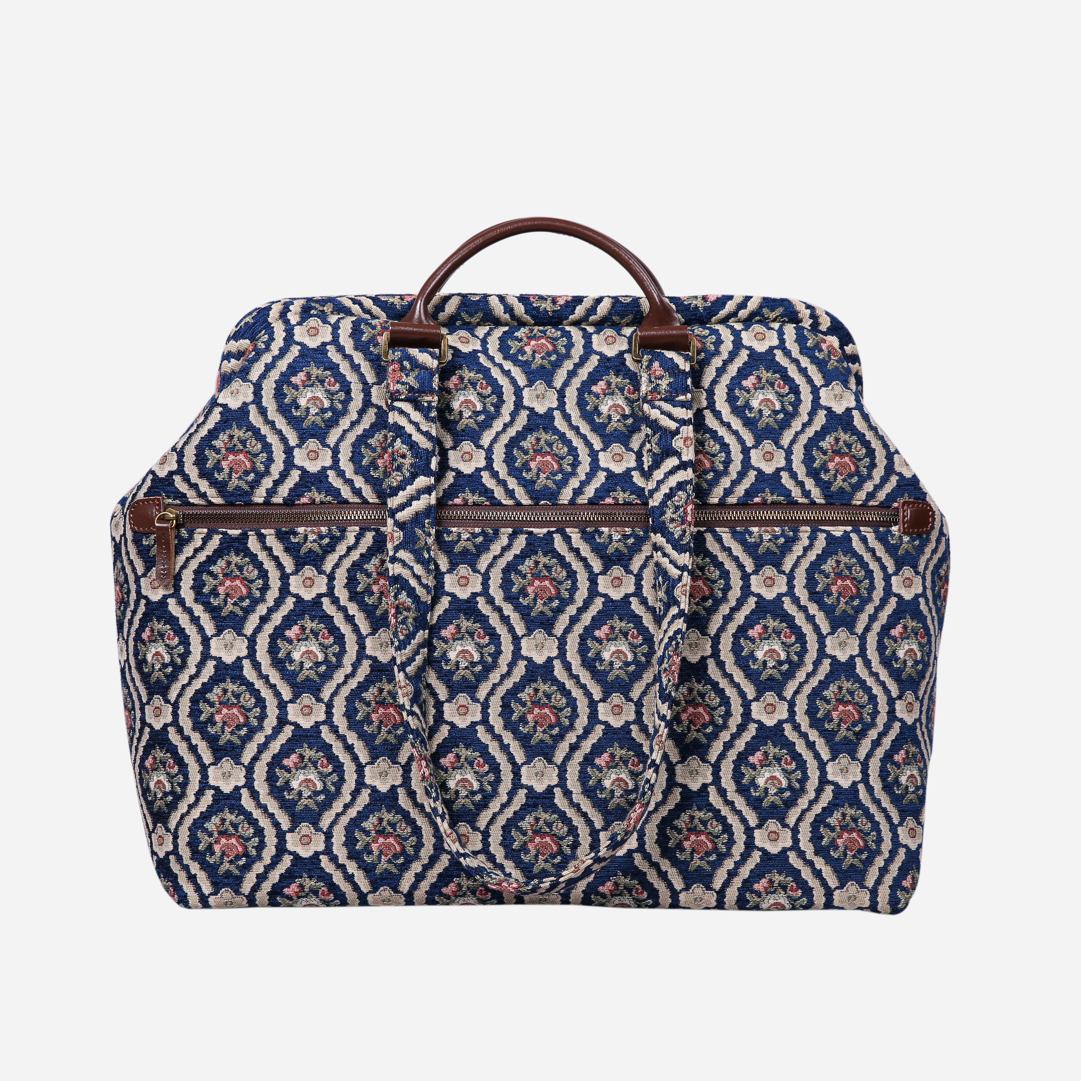 Traditional Blue Knitting Project Bag  MCW Handmade-4