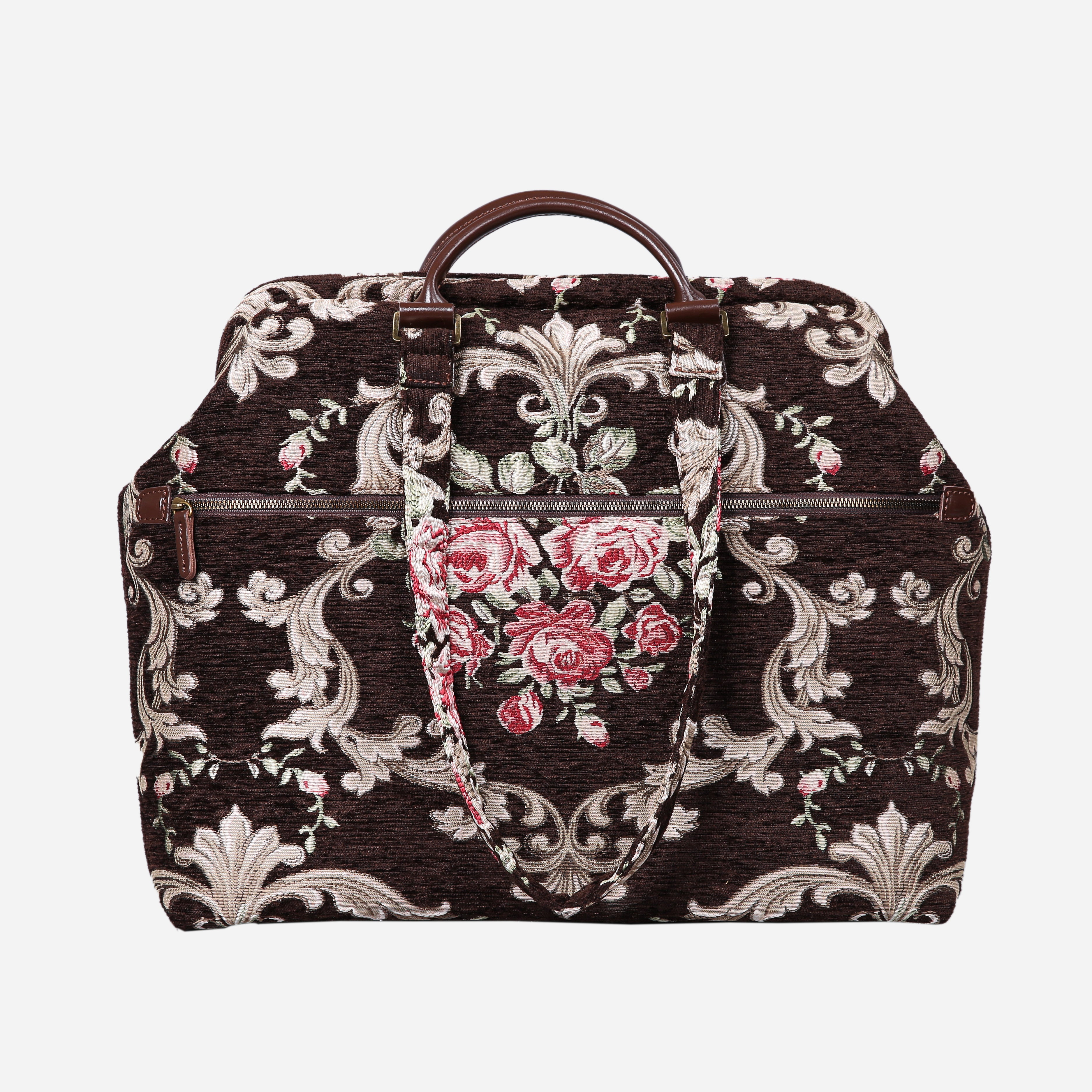 Baroque Garden Brown Knitting Project Bag MCW Handmade-4