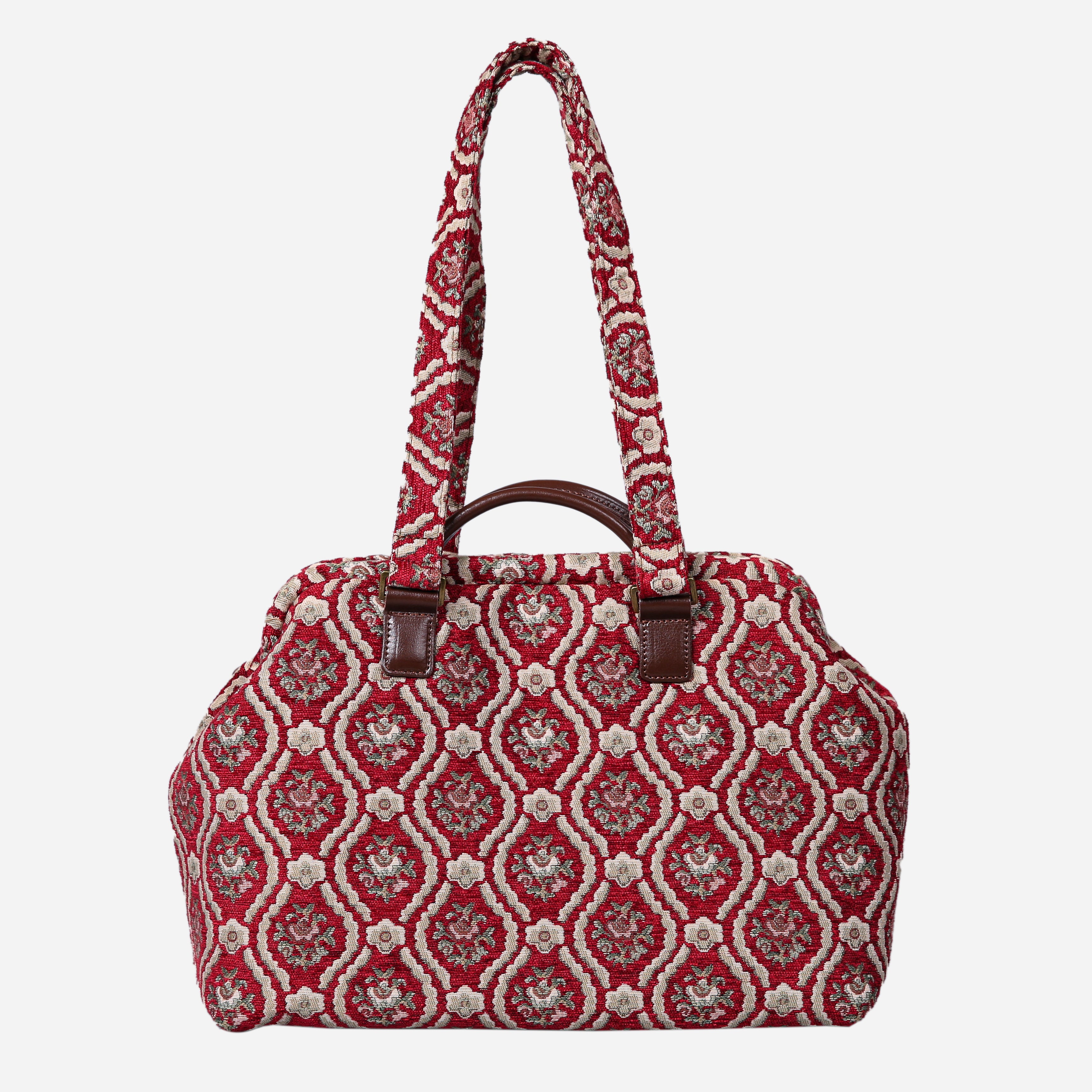 Traditional Red Knitting Project Bag MCW Handmade-4
