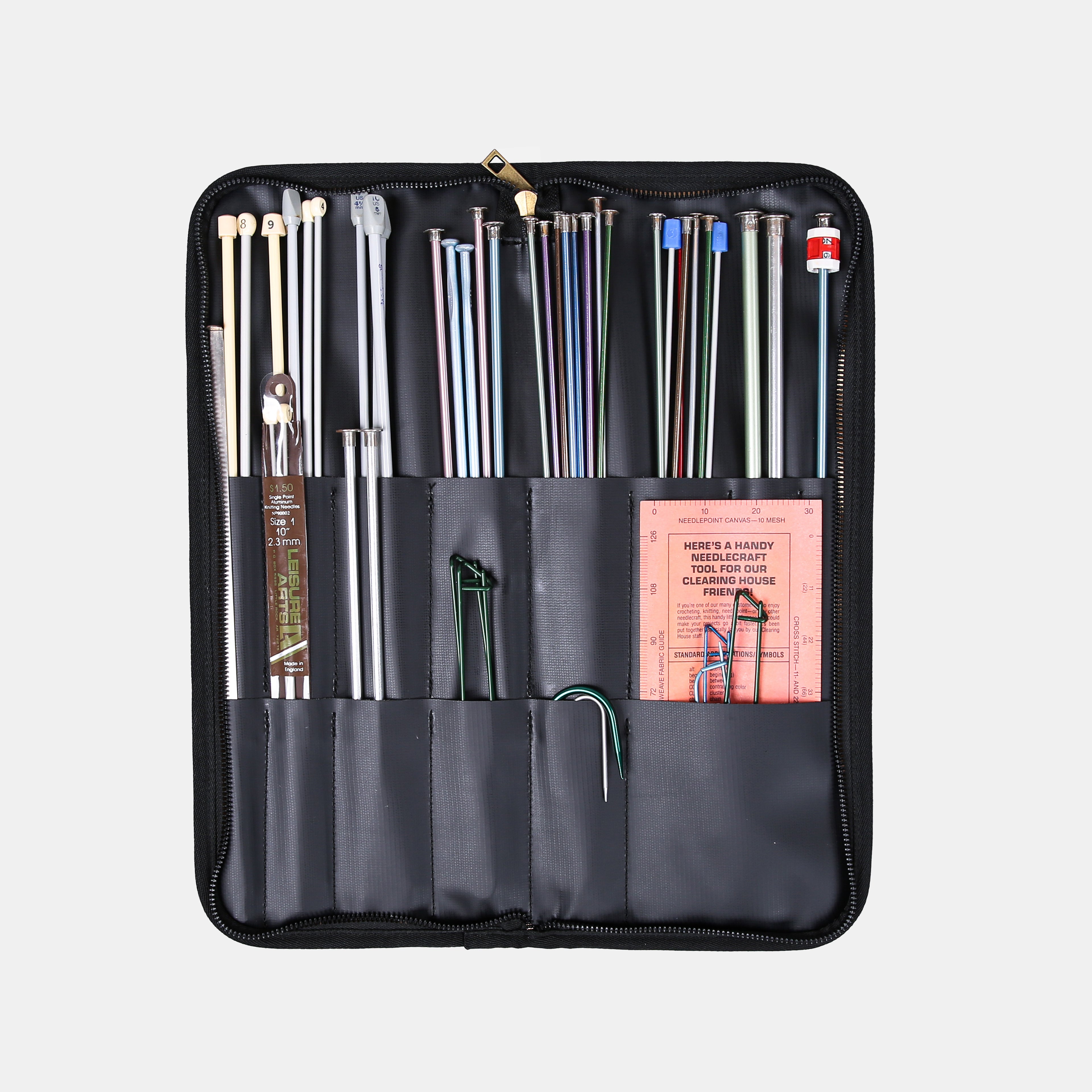 Abstract Blue Carpet Needle Case  MCW Handmade-2