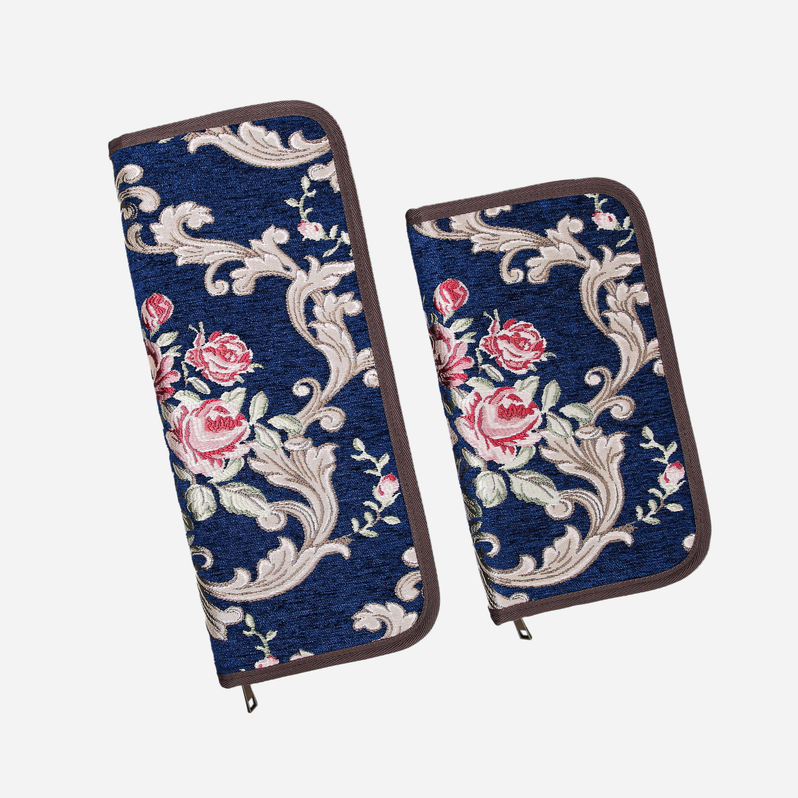 Baroque Garden Blue Carpet Needle Case  MCW Handmade