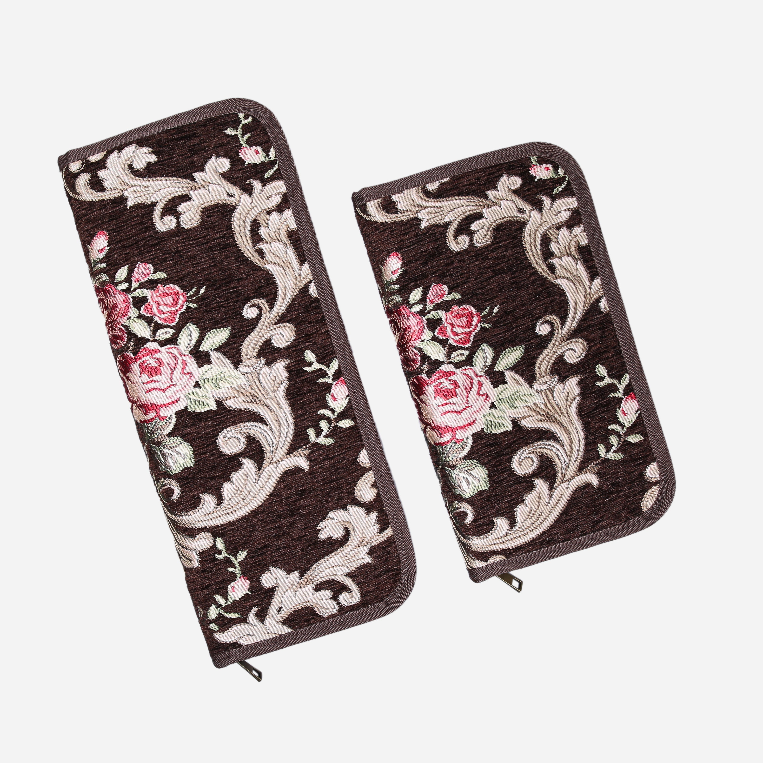 Baroque Garden Brown Carpet Needle Case  MCW Handmade