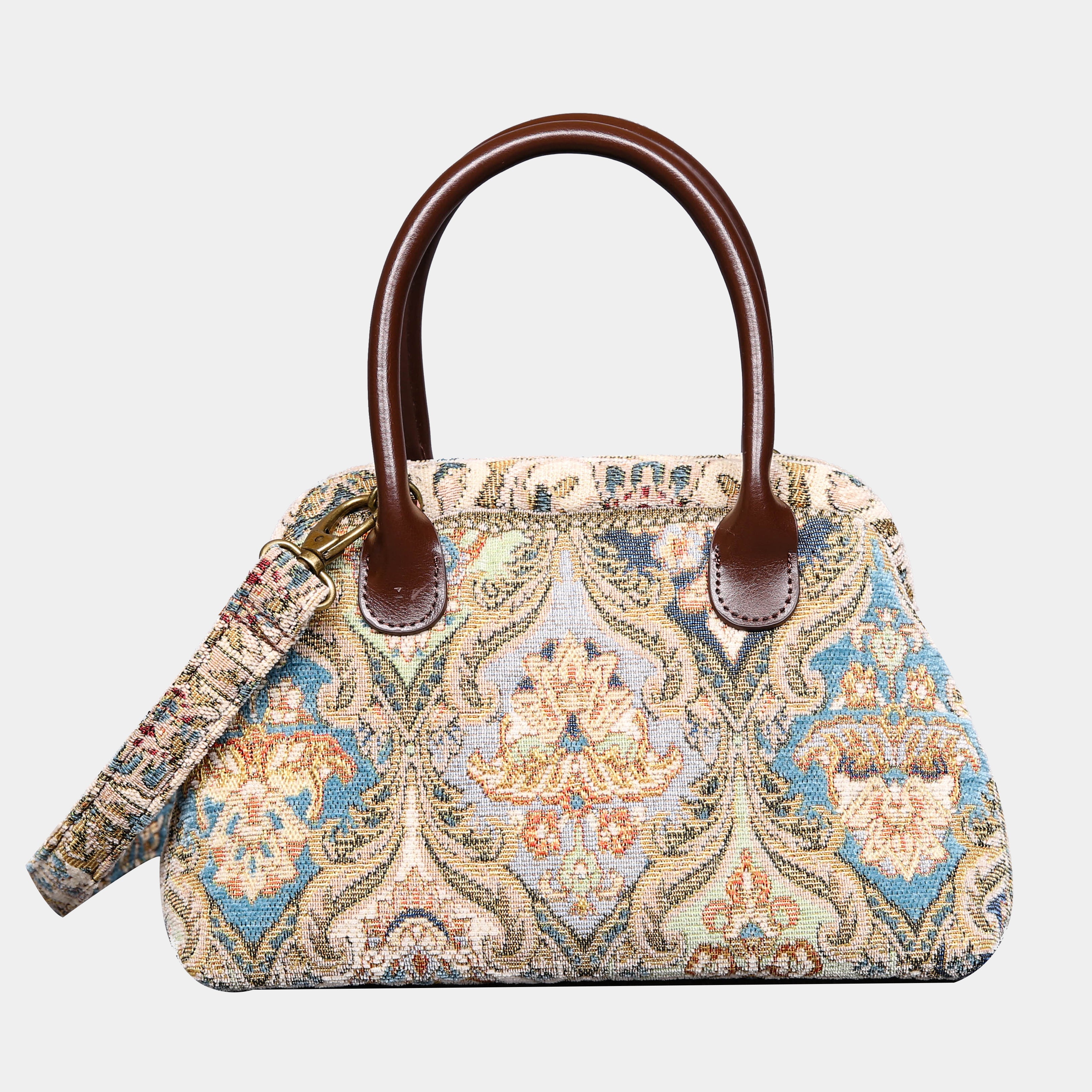 Golden Age Blue Carpet Satchel carpet bag MCW Handmade