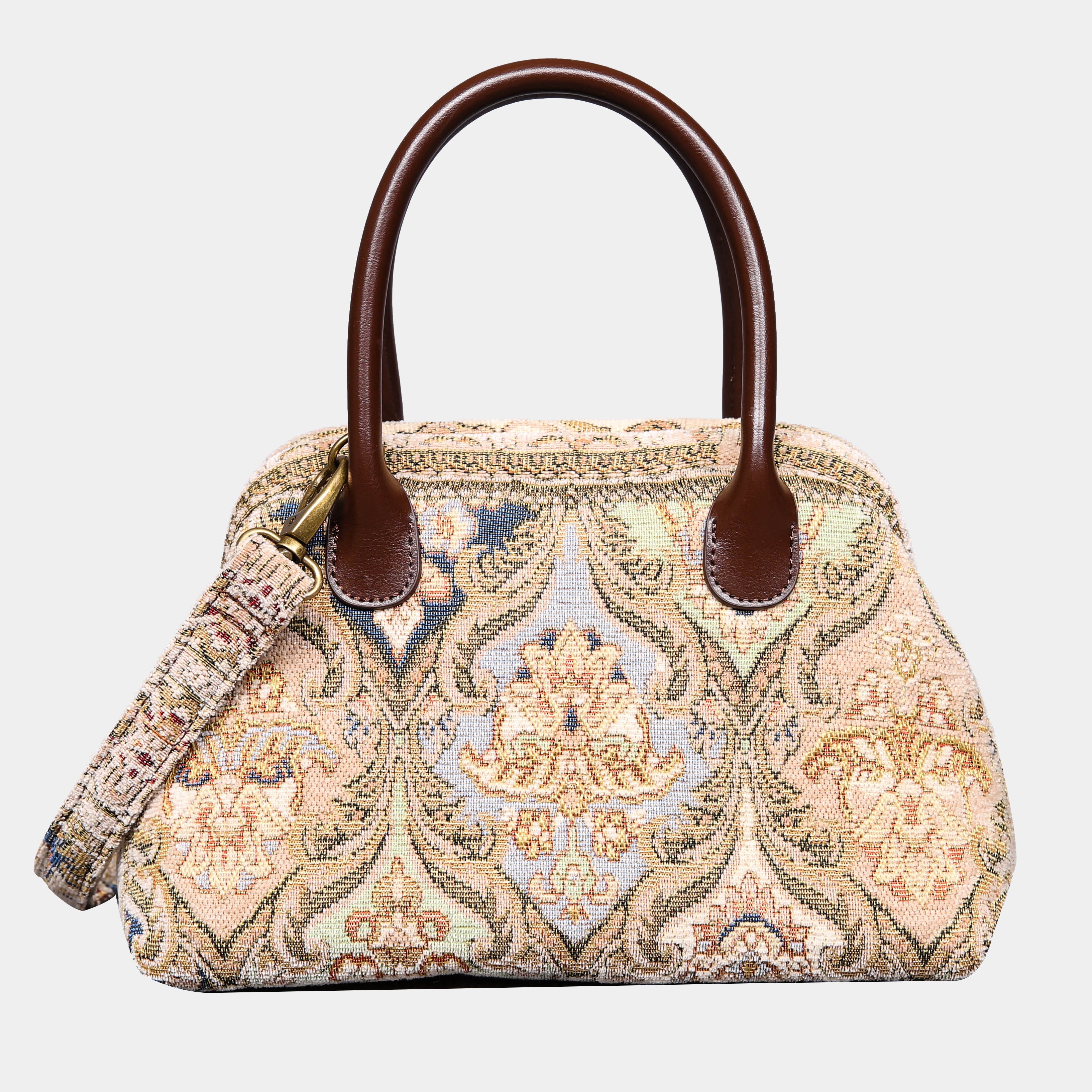 Golden Age Beige Carpet Satchel carpet bag MCW Handmade