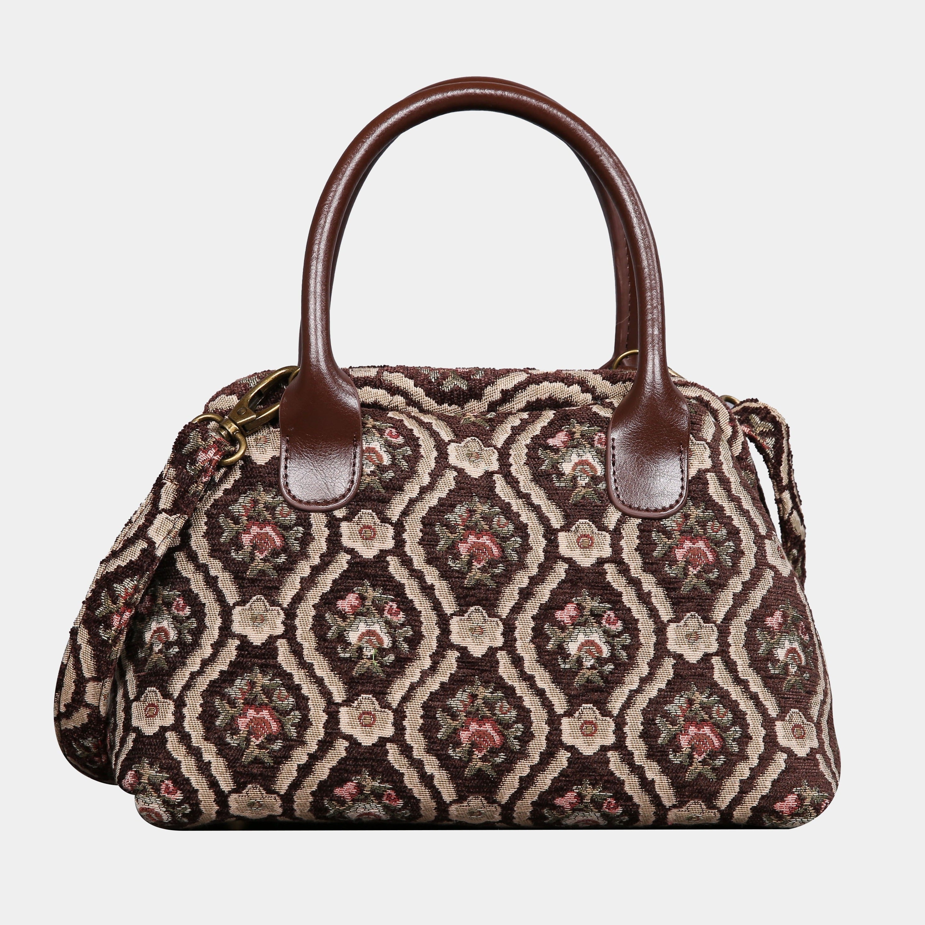 Traditional Coffee Carpet Satchel carpet bag MCW Handmade