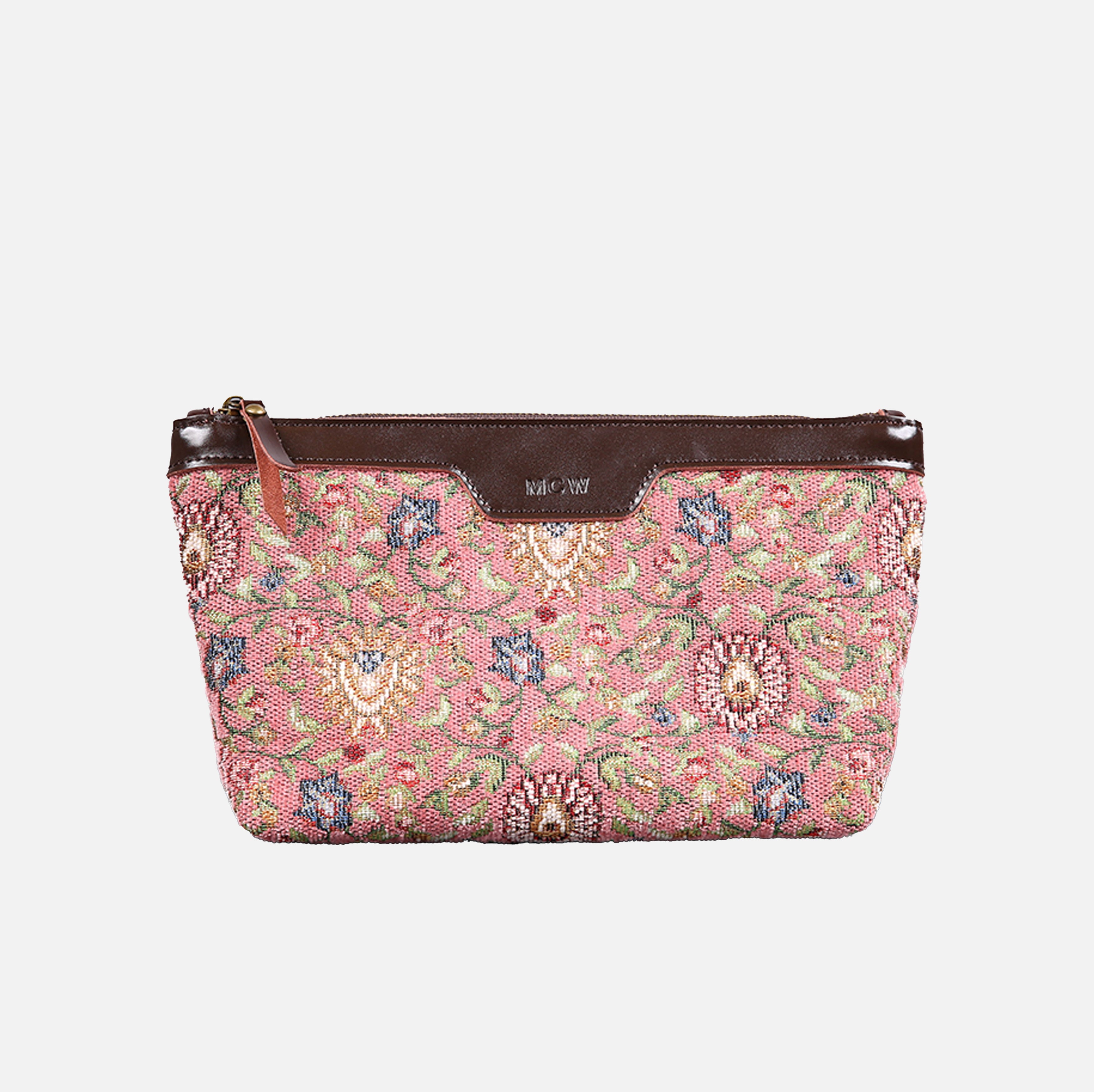 Oriental Pink Carpet Makeup Bag carpet bag MCW Handmade