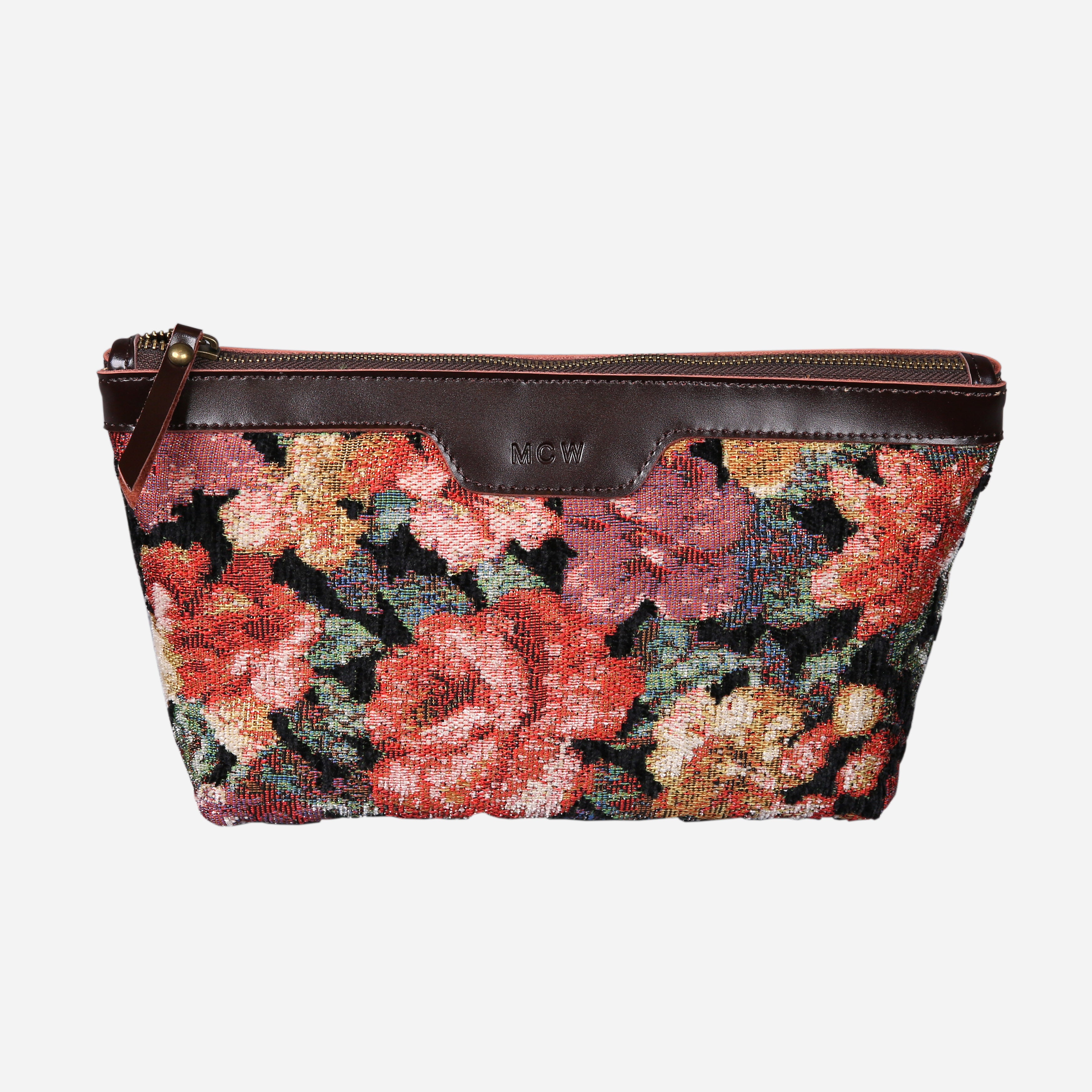 Floral Rose Carpet Makeup Bag carpet bag MCW Handmade