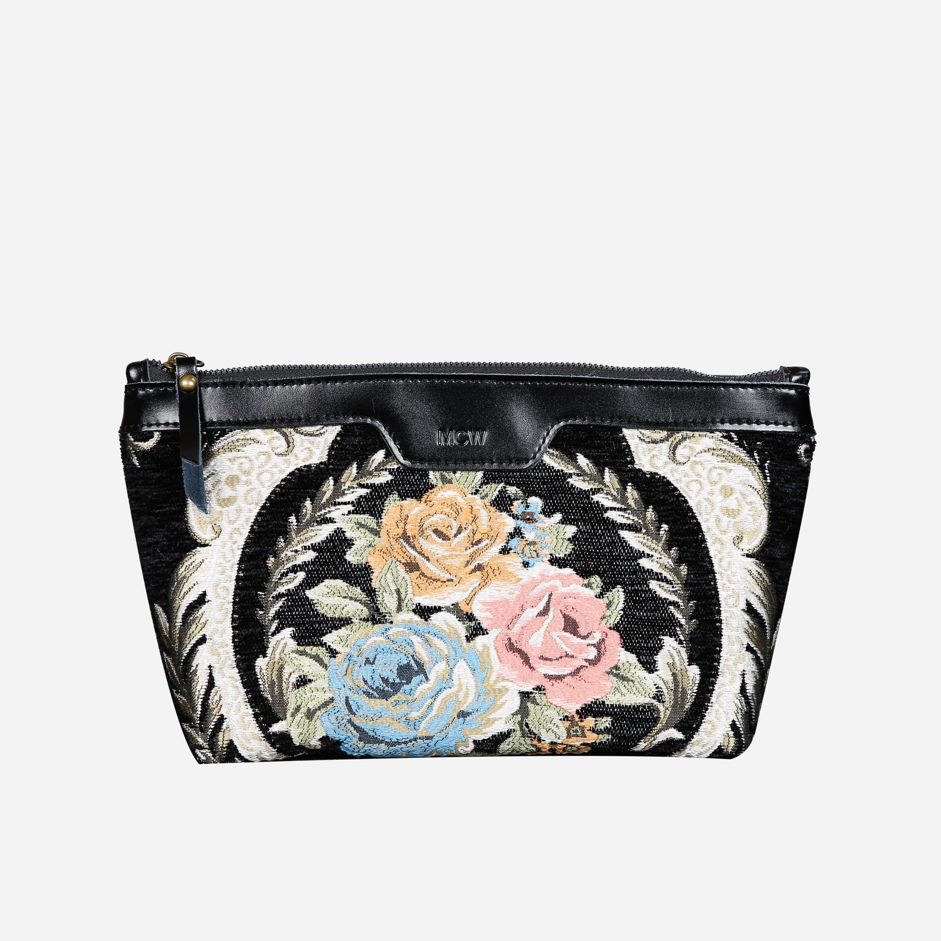 Eternal Elegance Blk Carpet Makeup Bag carpet bag MCW Handmade