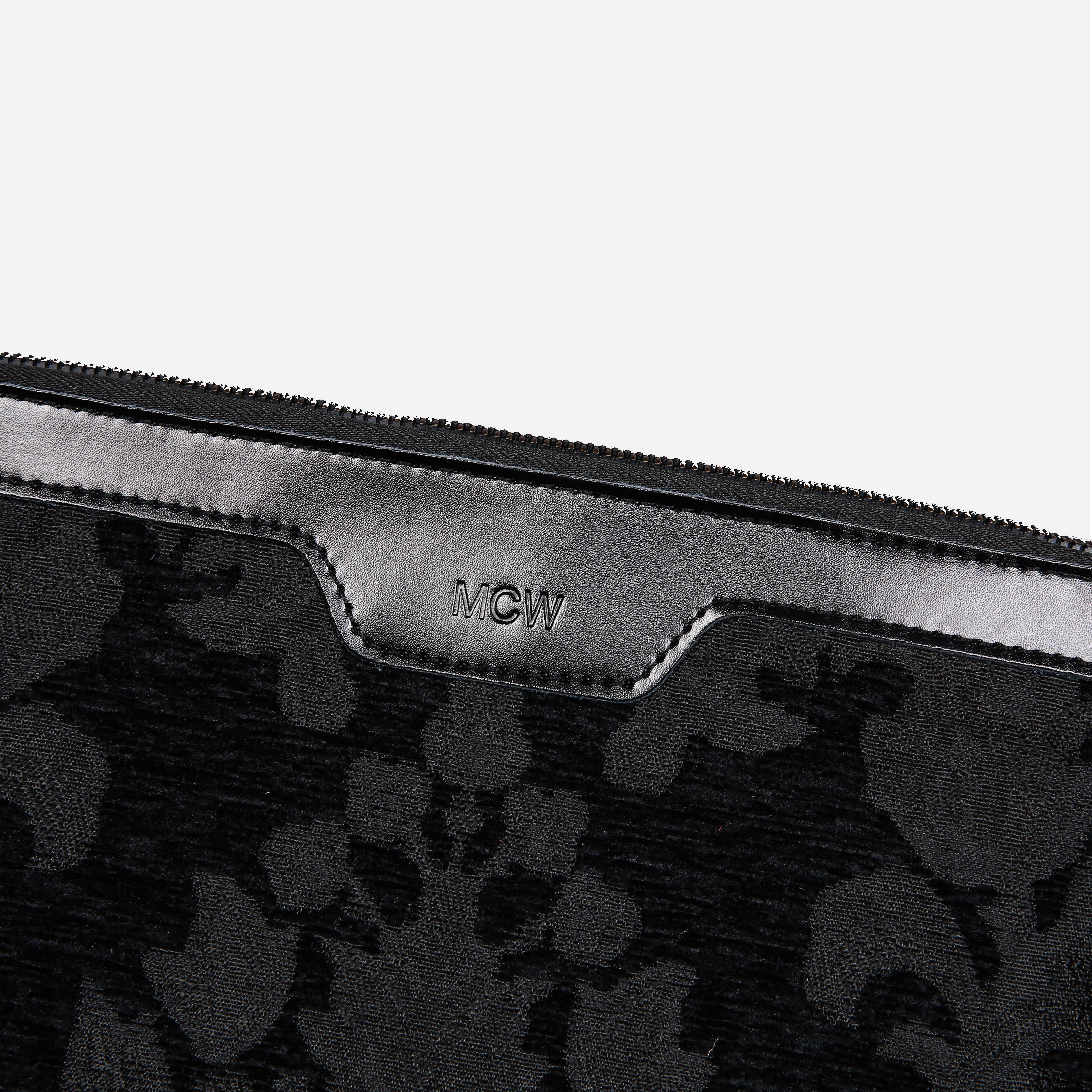 Victorian Blossom BLK/BLK Carpet Makeup Bag carpet bag MCW Handmade-3