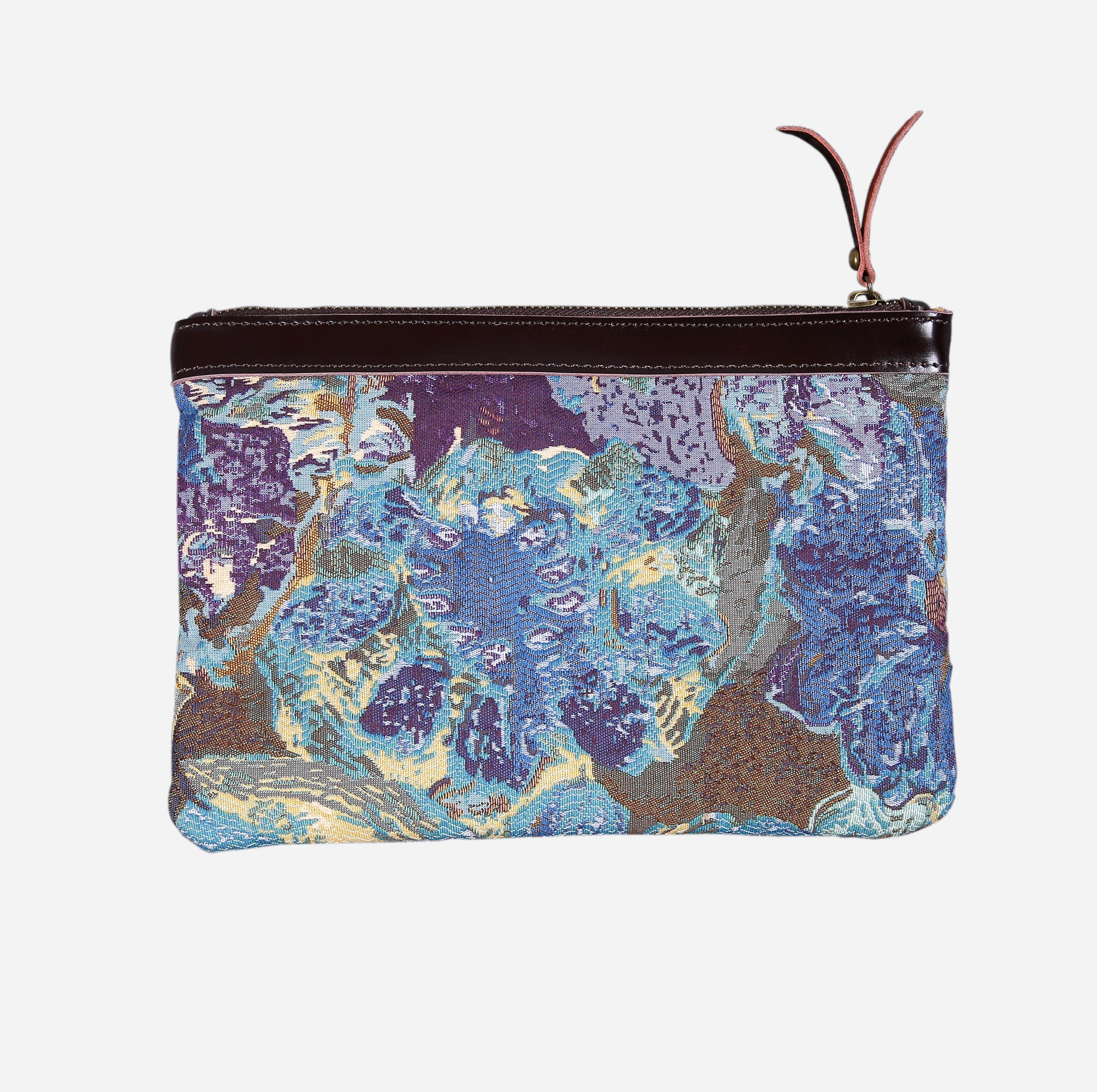 Abstract Blue Color carpet bag MCW Handmade-1