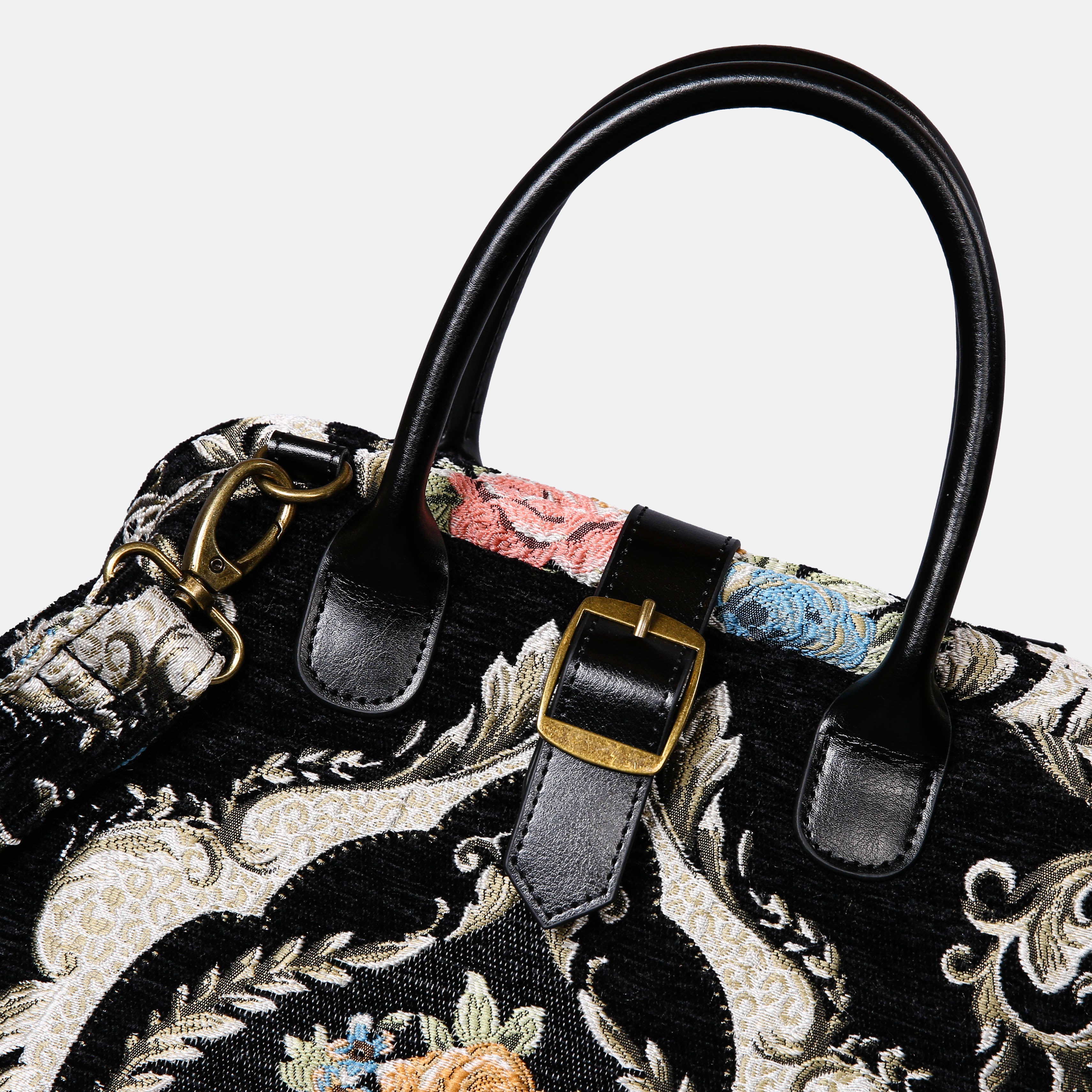 Eternal Elegance Carpet Handbag Purse carpet bag MCW Handmade of America buckle