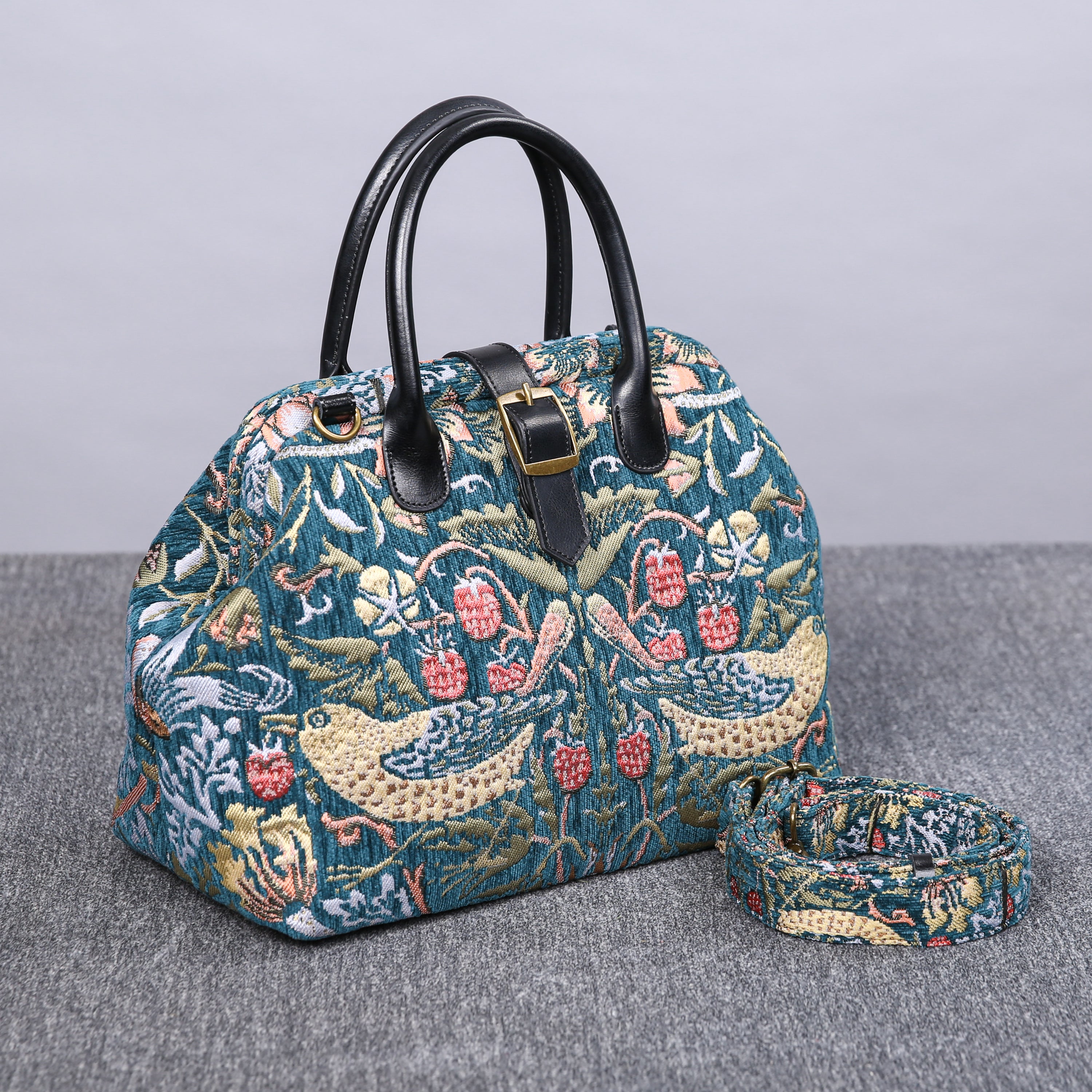 Mary Poppins Carpetbag William Morris Green Purse