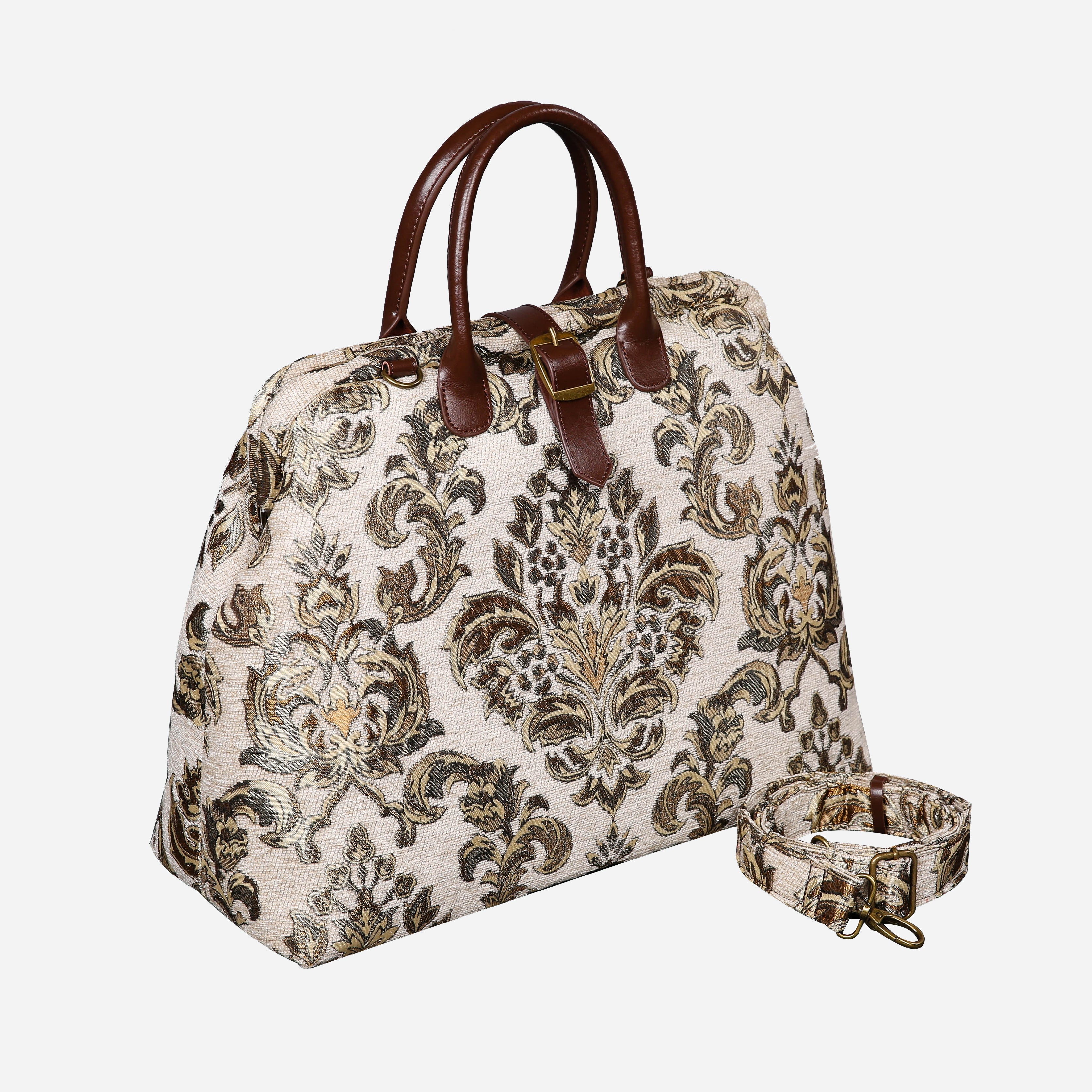 Cream Carpet Bag & Purse Collection