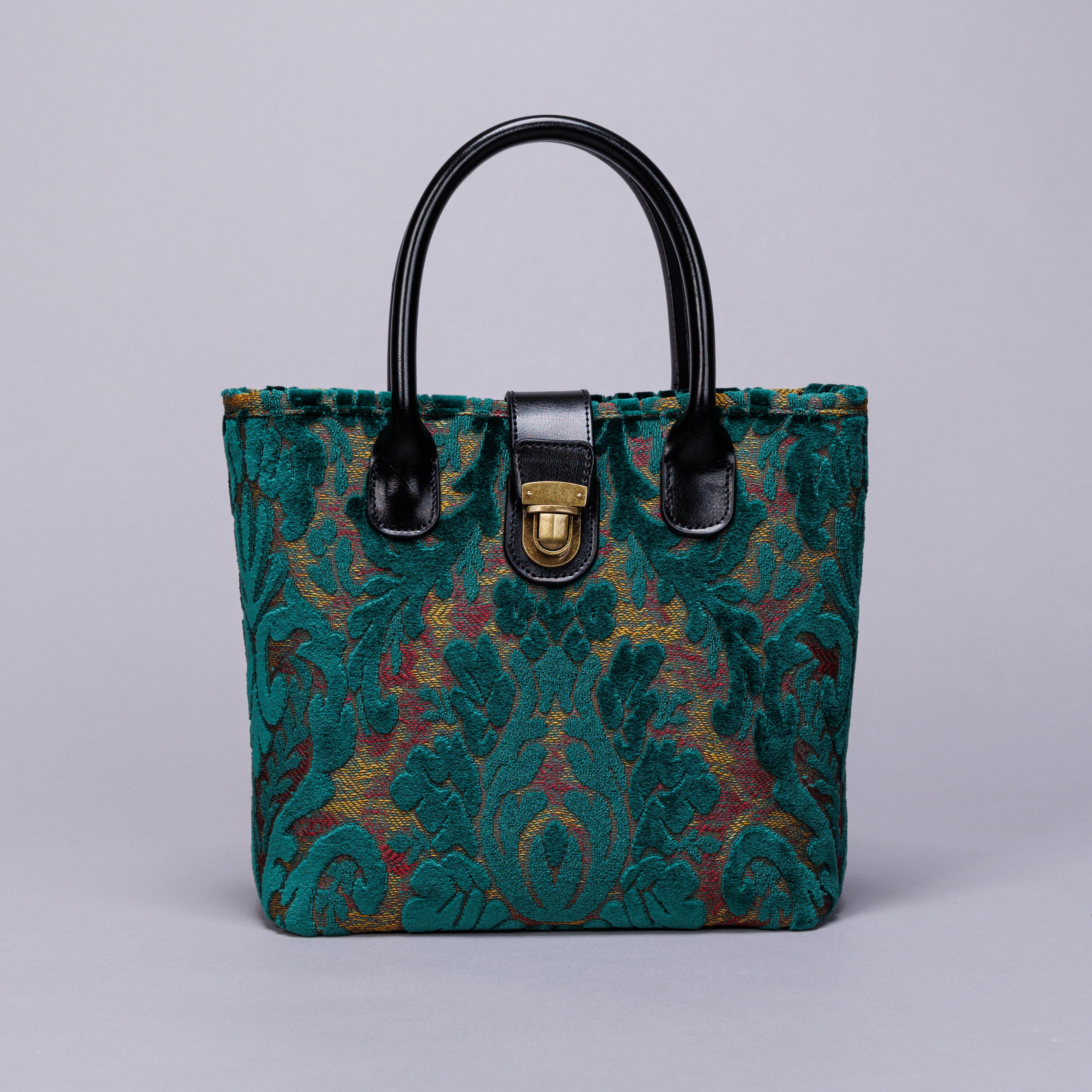 Mary Poppins Carpetbag Carpet Satchel Green