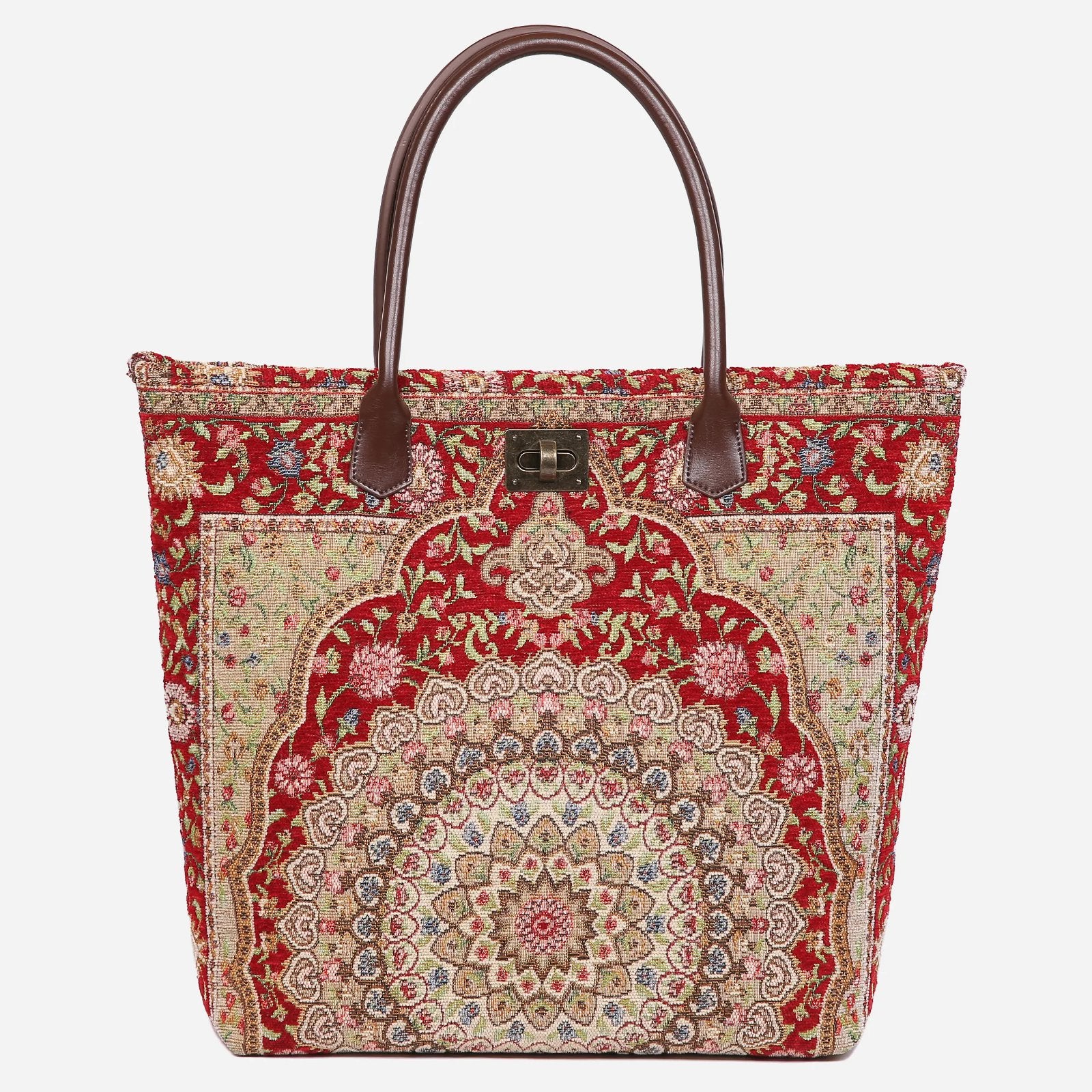Oriental Red Carpet Tote Shopper Carpetbag of America main