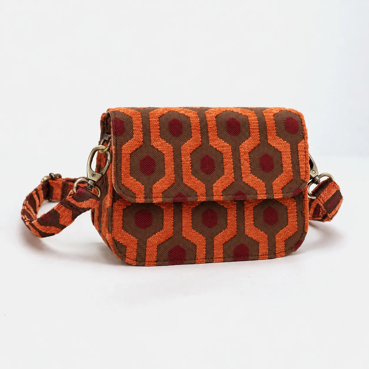 "The Shining" Overlook Hotel Flap Crossbody Bag Carpetbag of America main