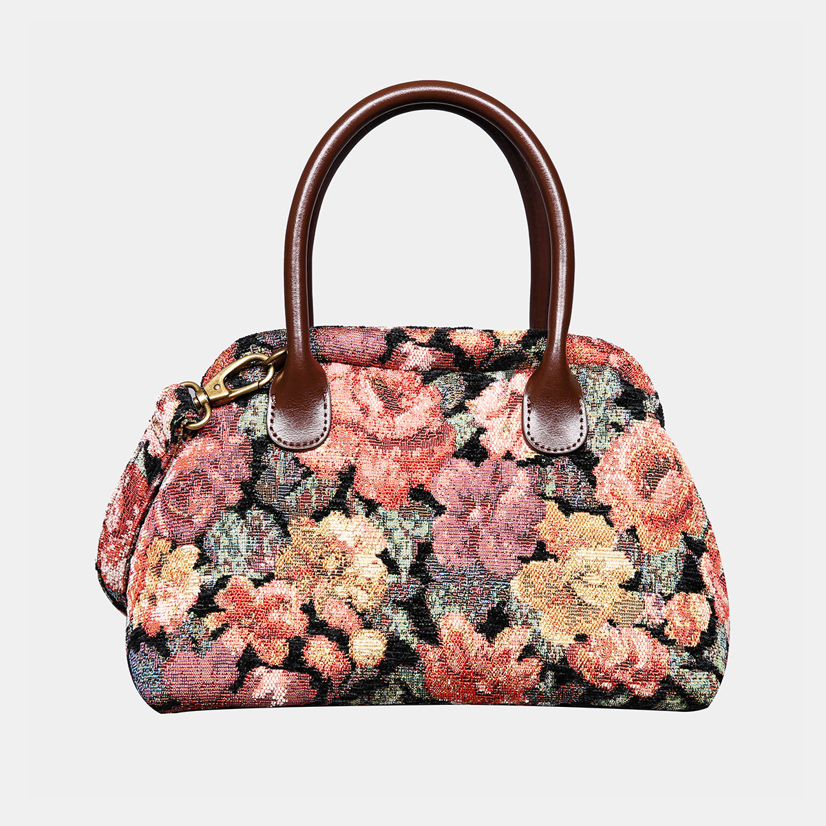 Floral Rose Carpet Satchel
