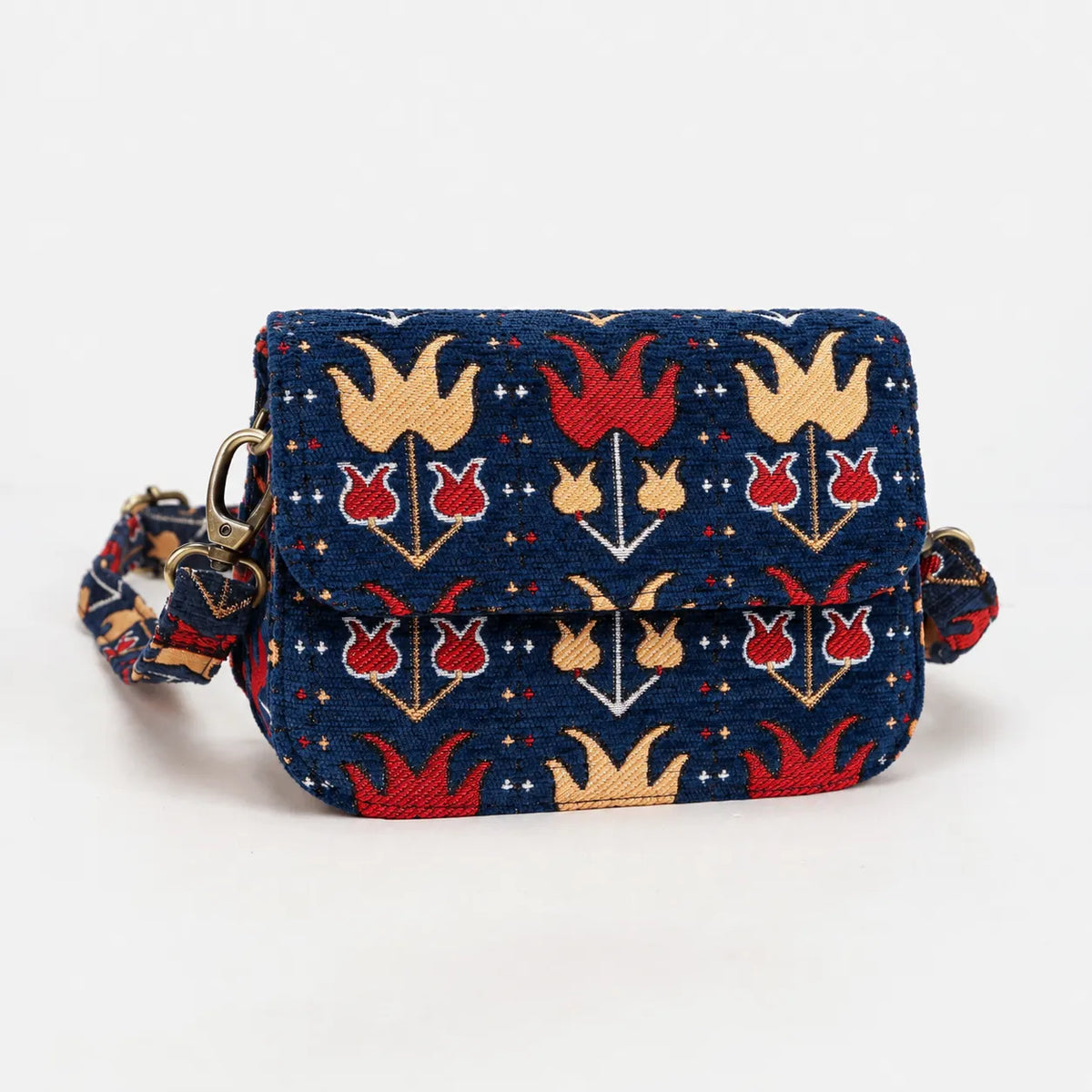 Poppy Bloom Flap Crossbody Bag of America main