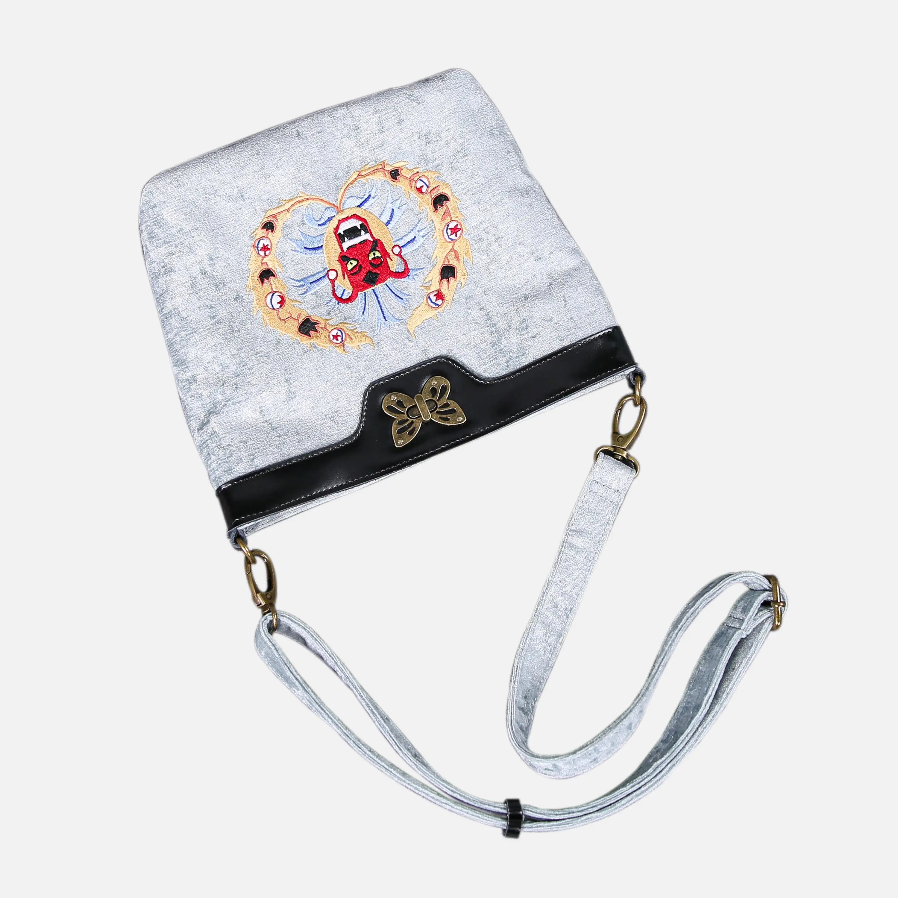 AHS the Devils Mouth Carpet Crossbody Bag carpet bag MCW Handmade of America lay falt