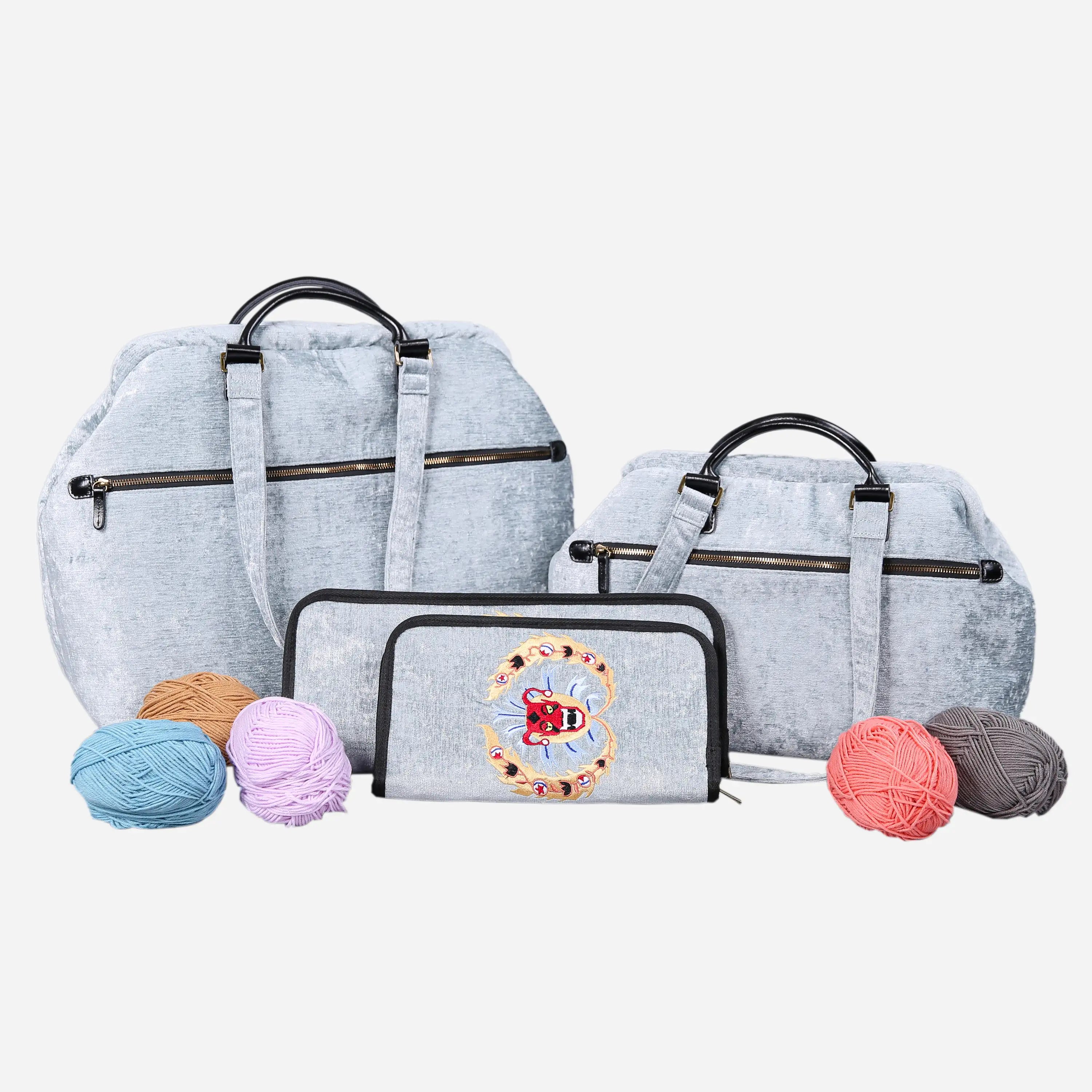 AHS the Devils Mouth Knitting Project Bag  of America-set