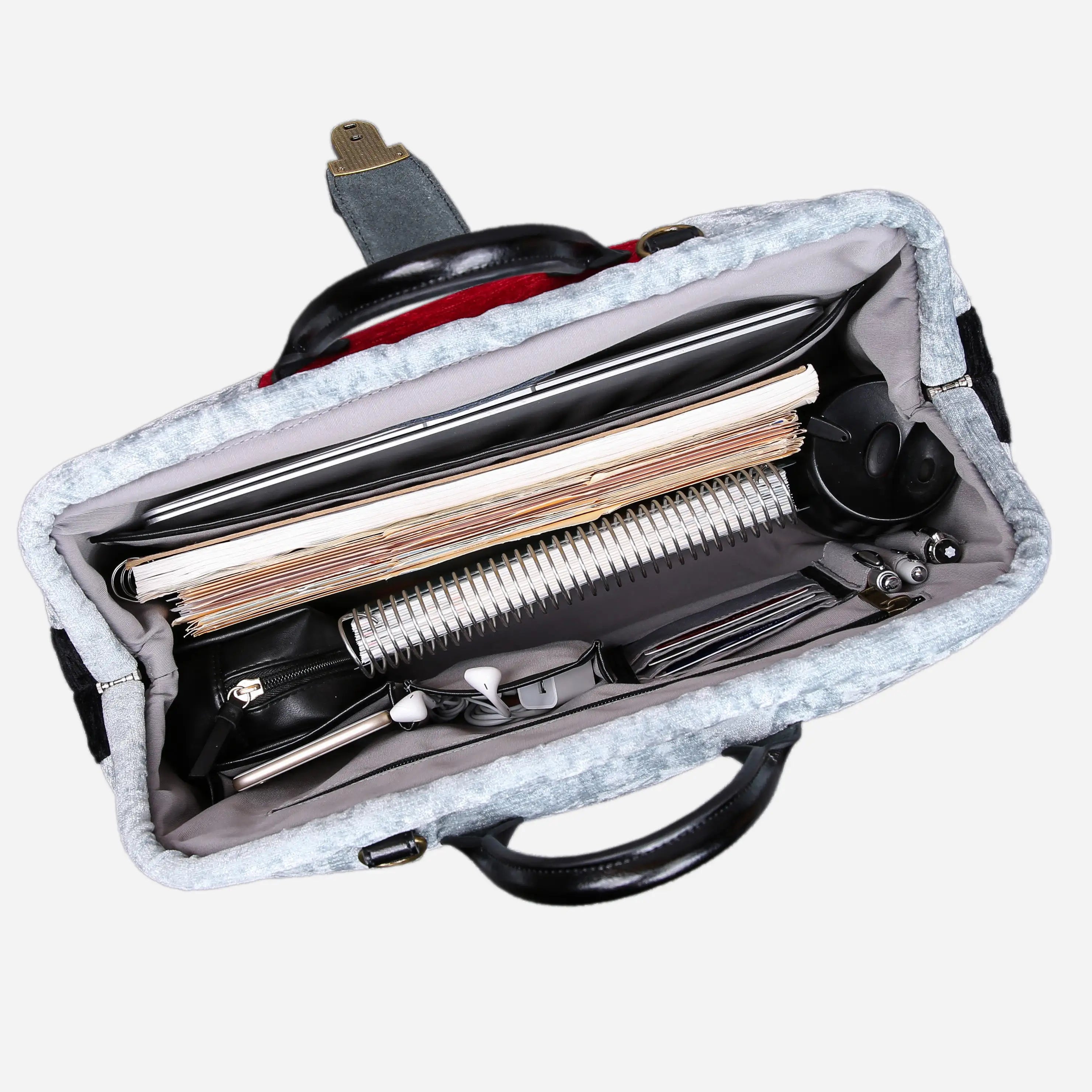 AHS the Devils Mouth Laptop Work Bag  of America in use