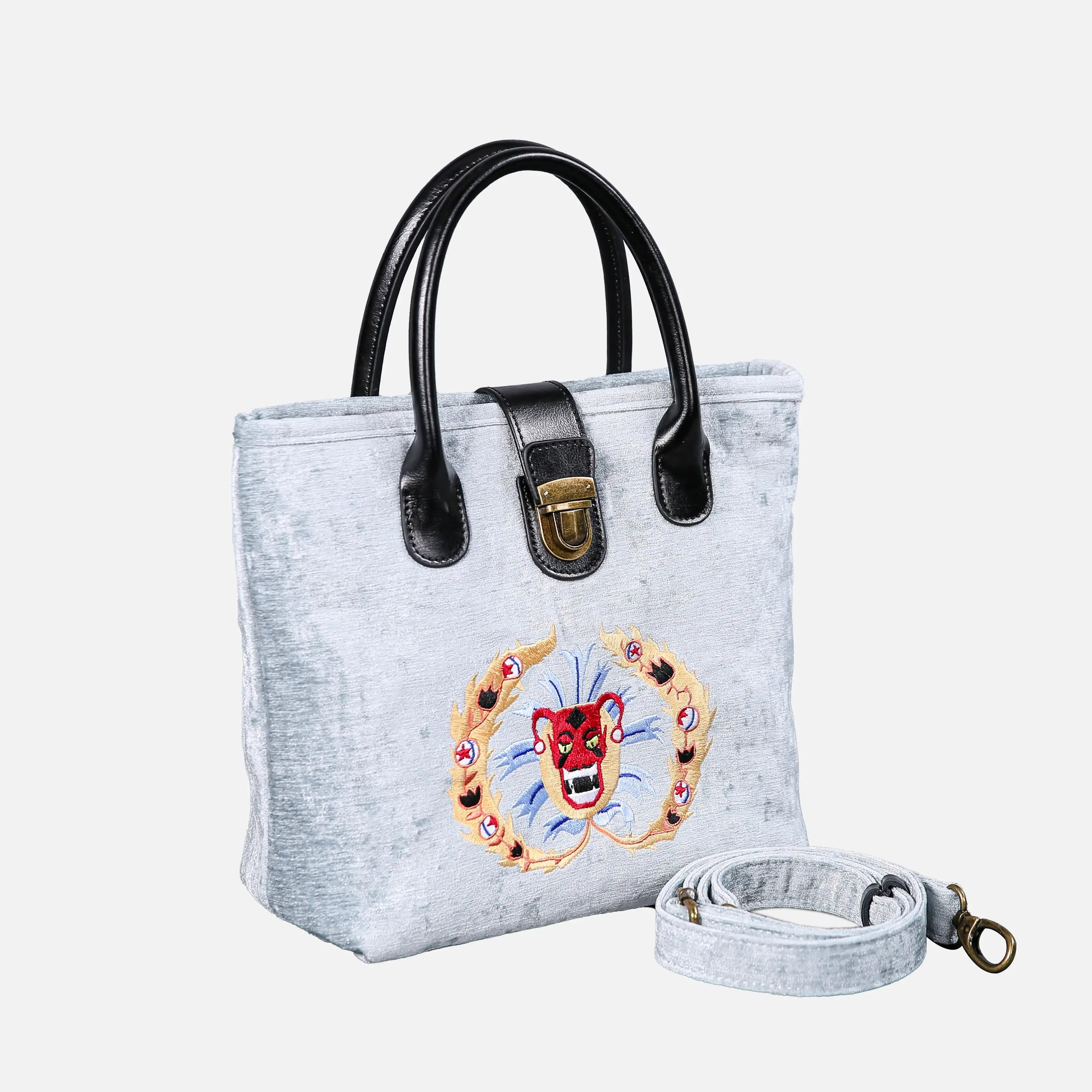 AHS the Devils Mouth Tuck Lock Carpet Satchel carpet bag MCW Handmade of America with strap