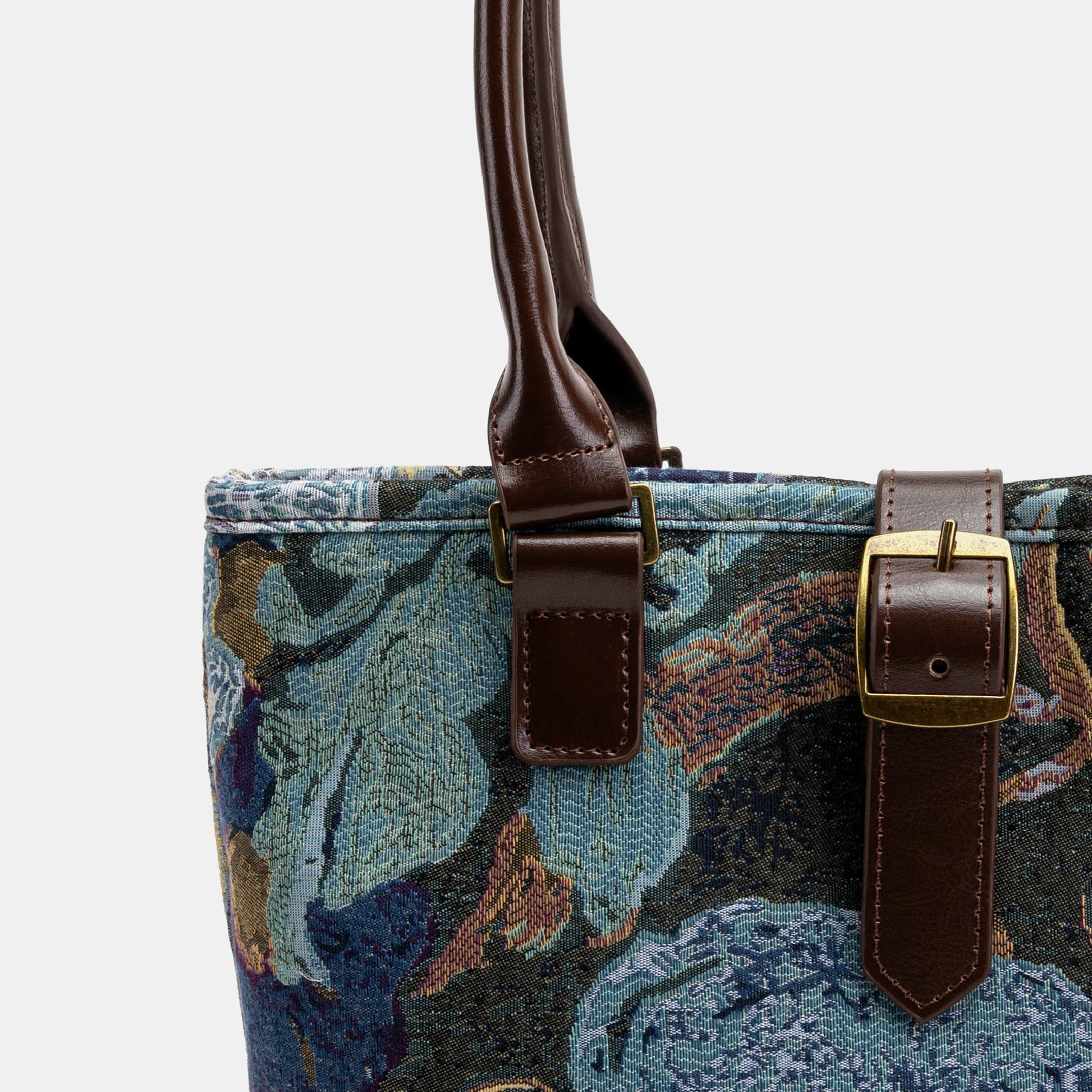 Abstract Blue Everyday Tote Bag of America detail
