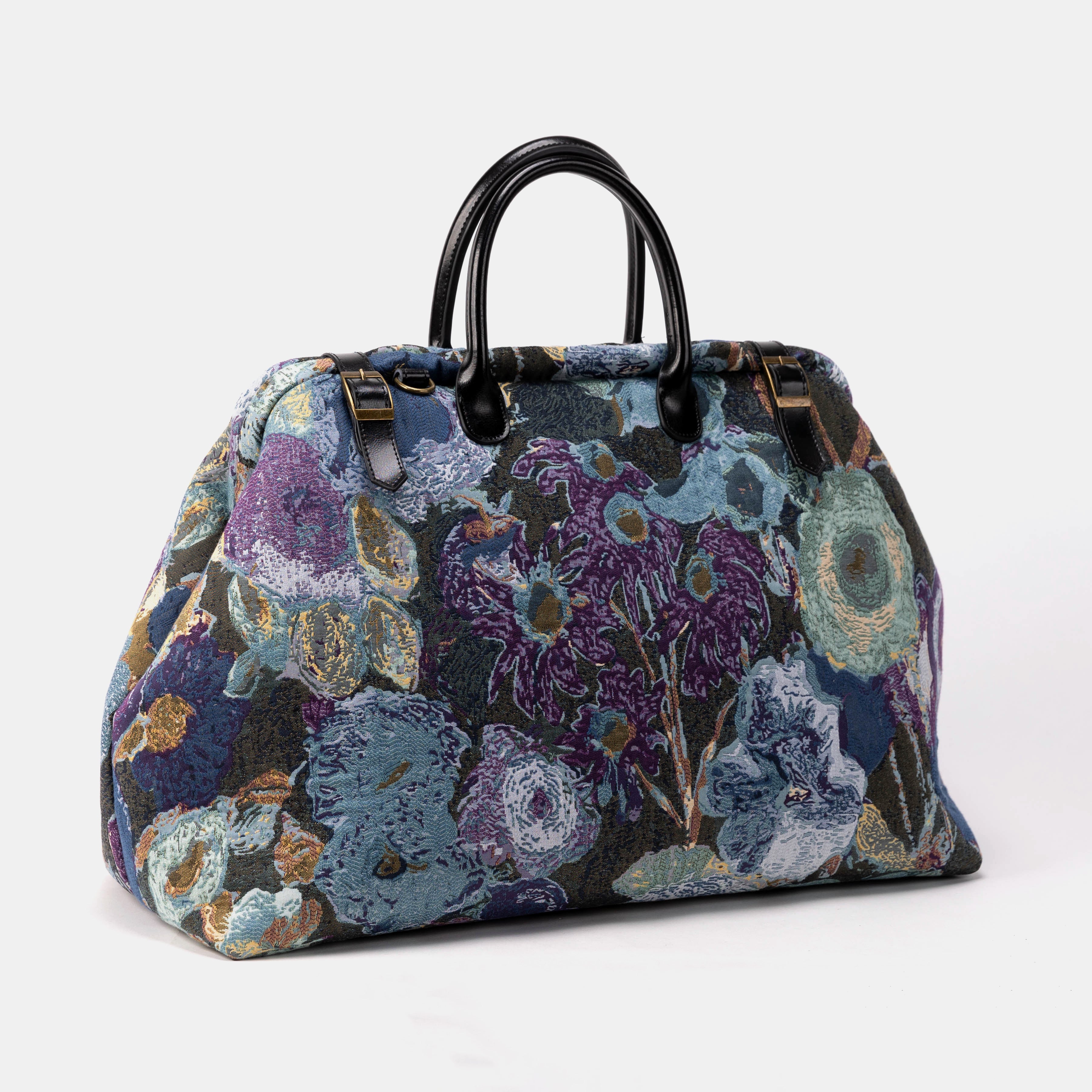 Abstract Blue Large Carpetbag of America   Front side
