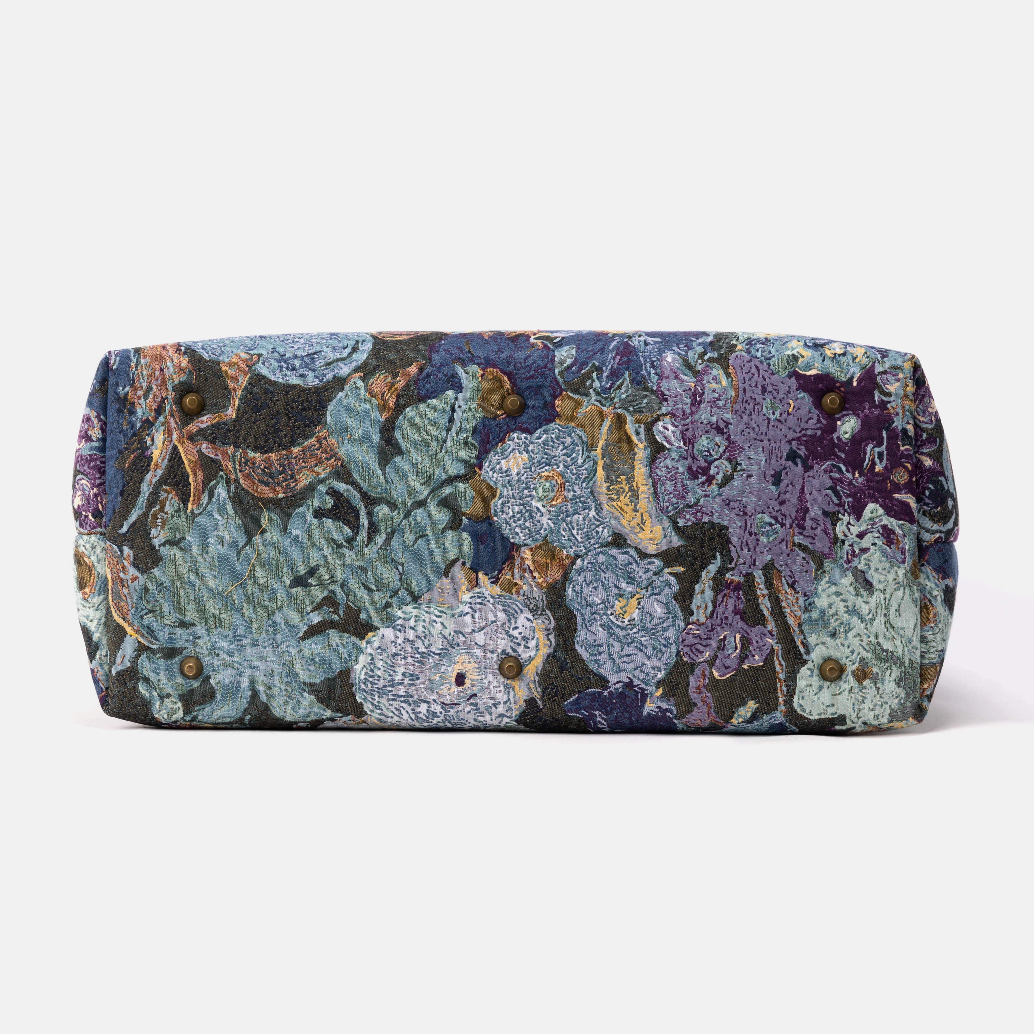 Abstract Blue Large Carpetbag of America  bottom