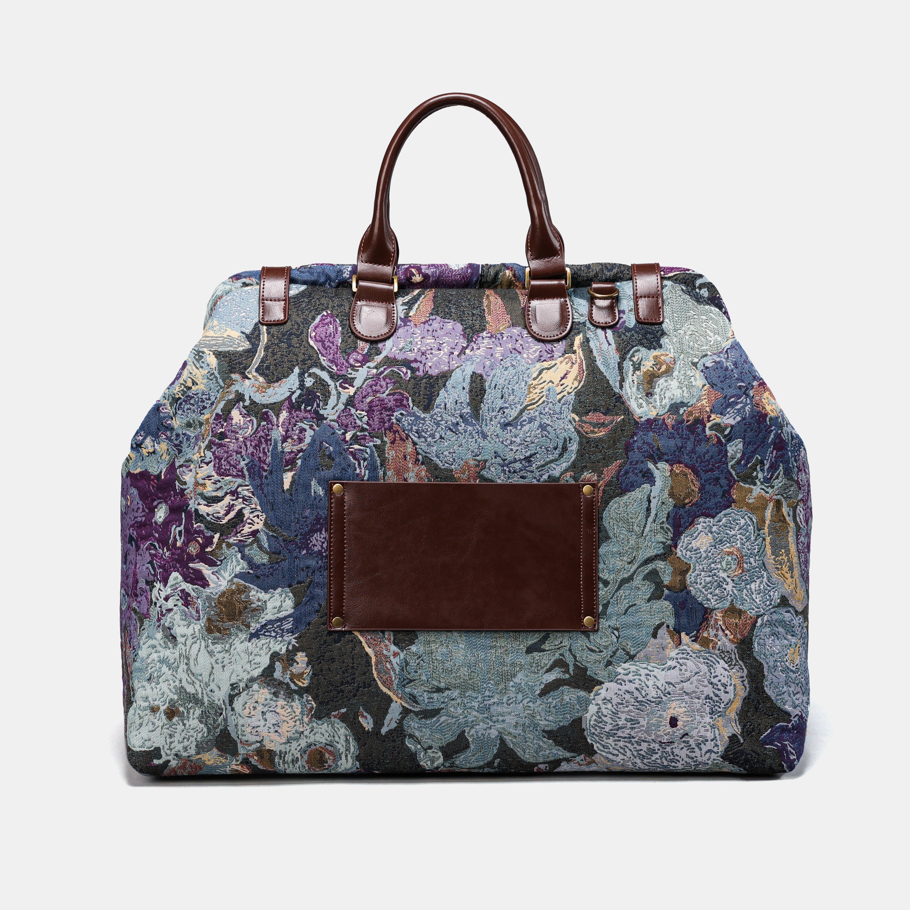 Abstract Blue Men's Carpetbag of America back-4