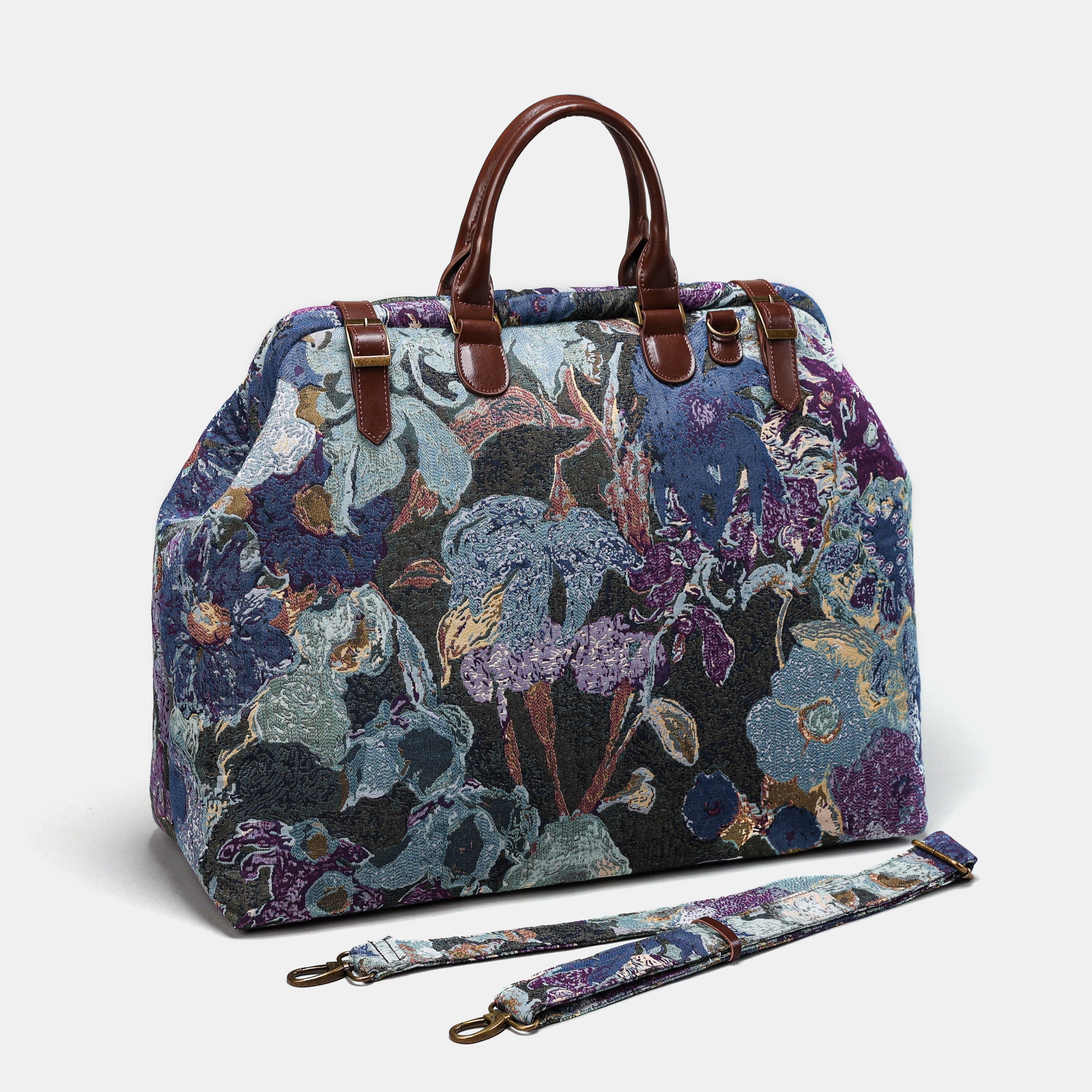Abstract Blue Men's Carpetbag of America main