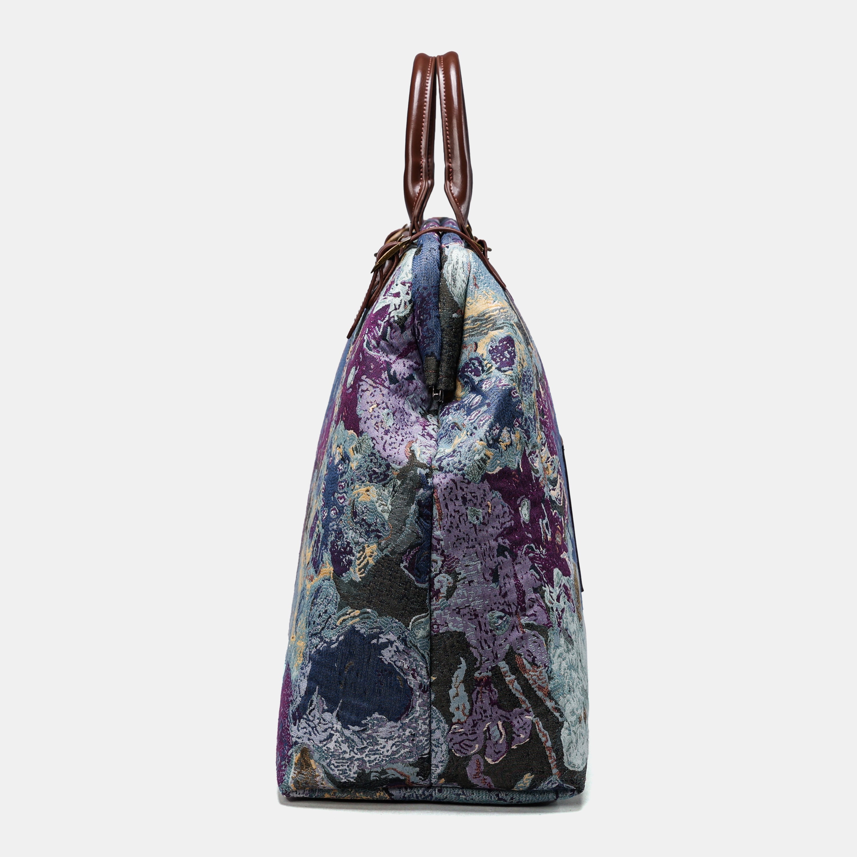 Abstract Blue Men's Carpetbag of America side-3