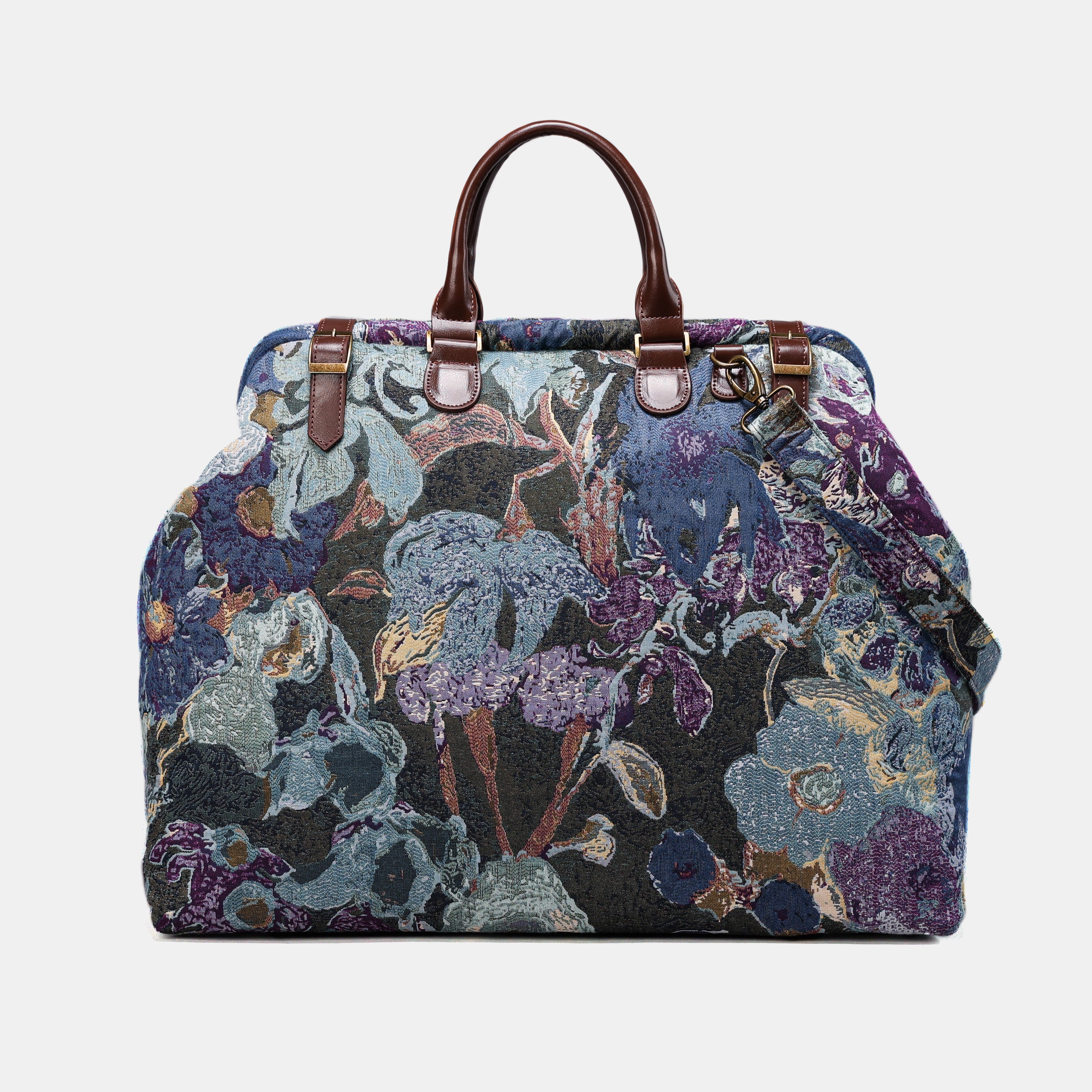 Abstract Blue Men's Carpetbag of America front-2
