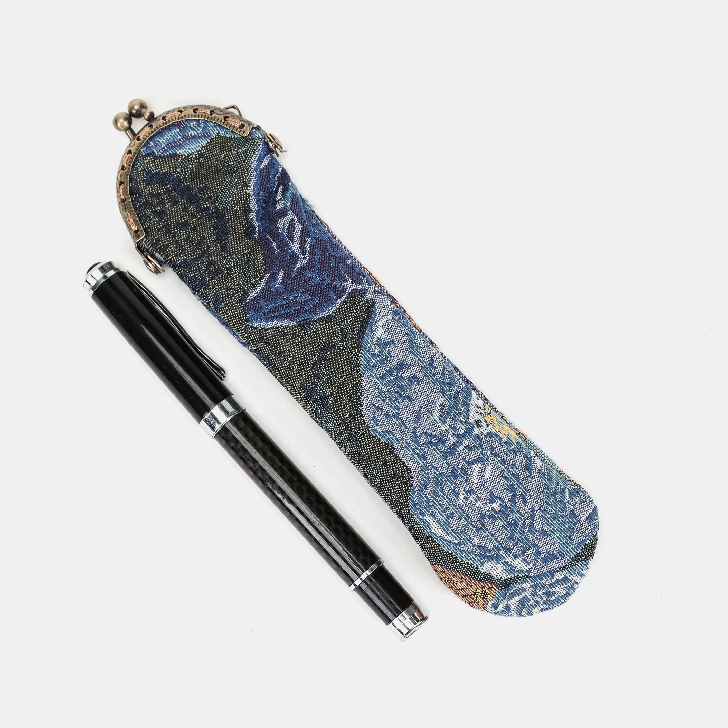 Abstract Blue Solo Pen Case Carpetbag of America main