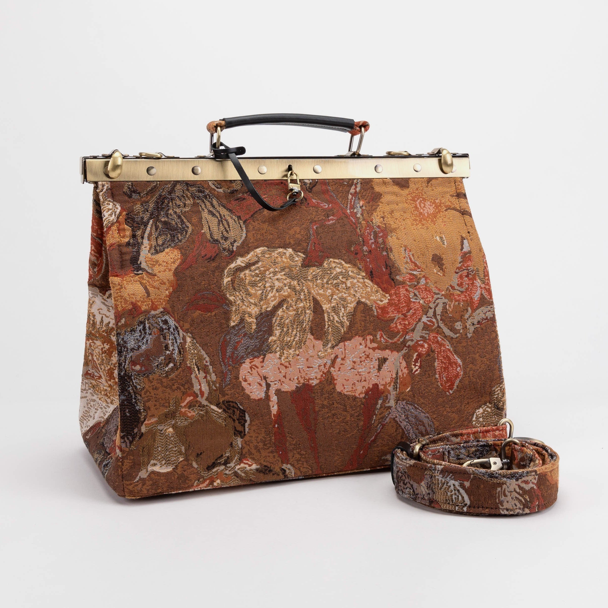 Abstract Brown Celine Carpet Gladstone Bag of America main