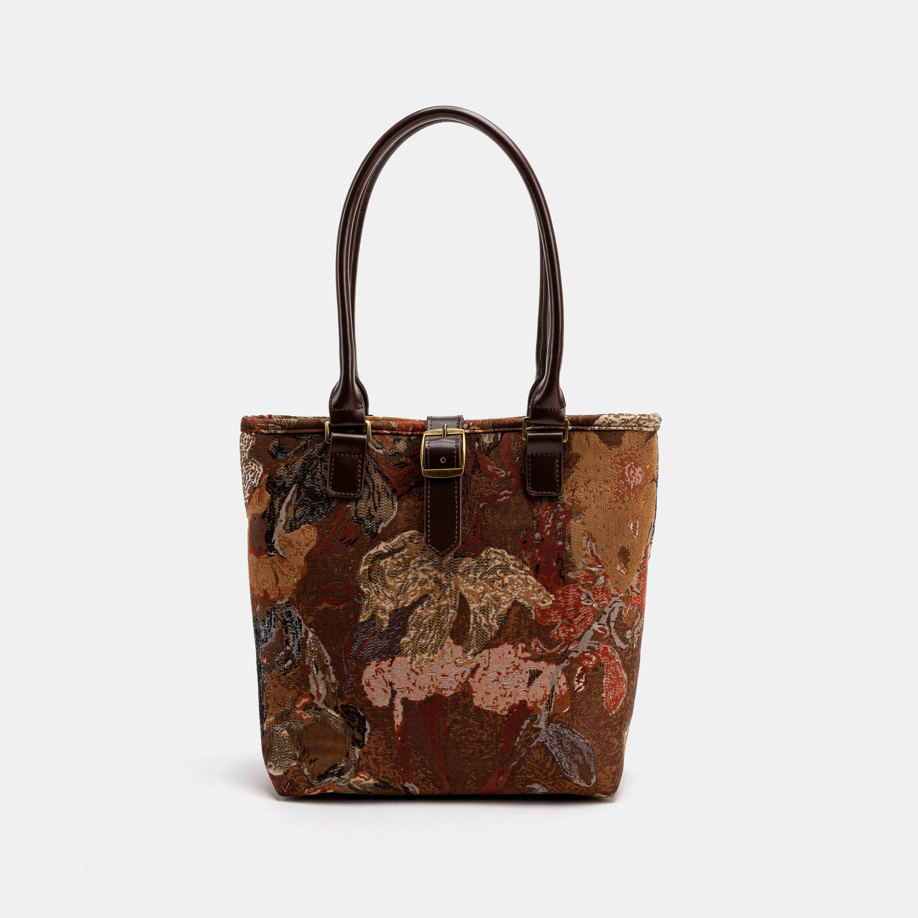 Abstract Brown Everyday Tote Bag of America front