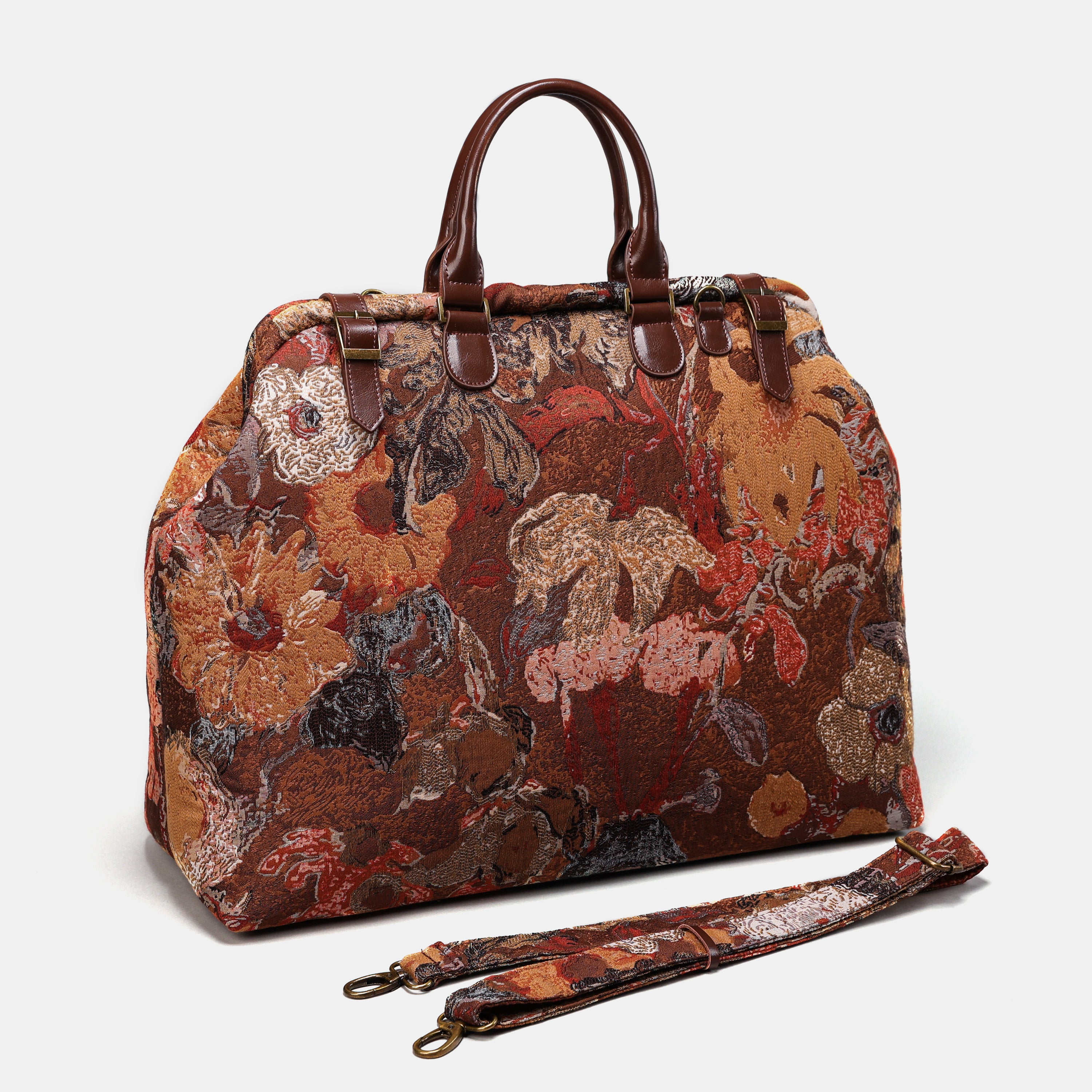 Abstract Brown Men's Carpetbag of America main