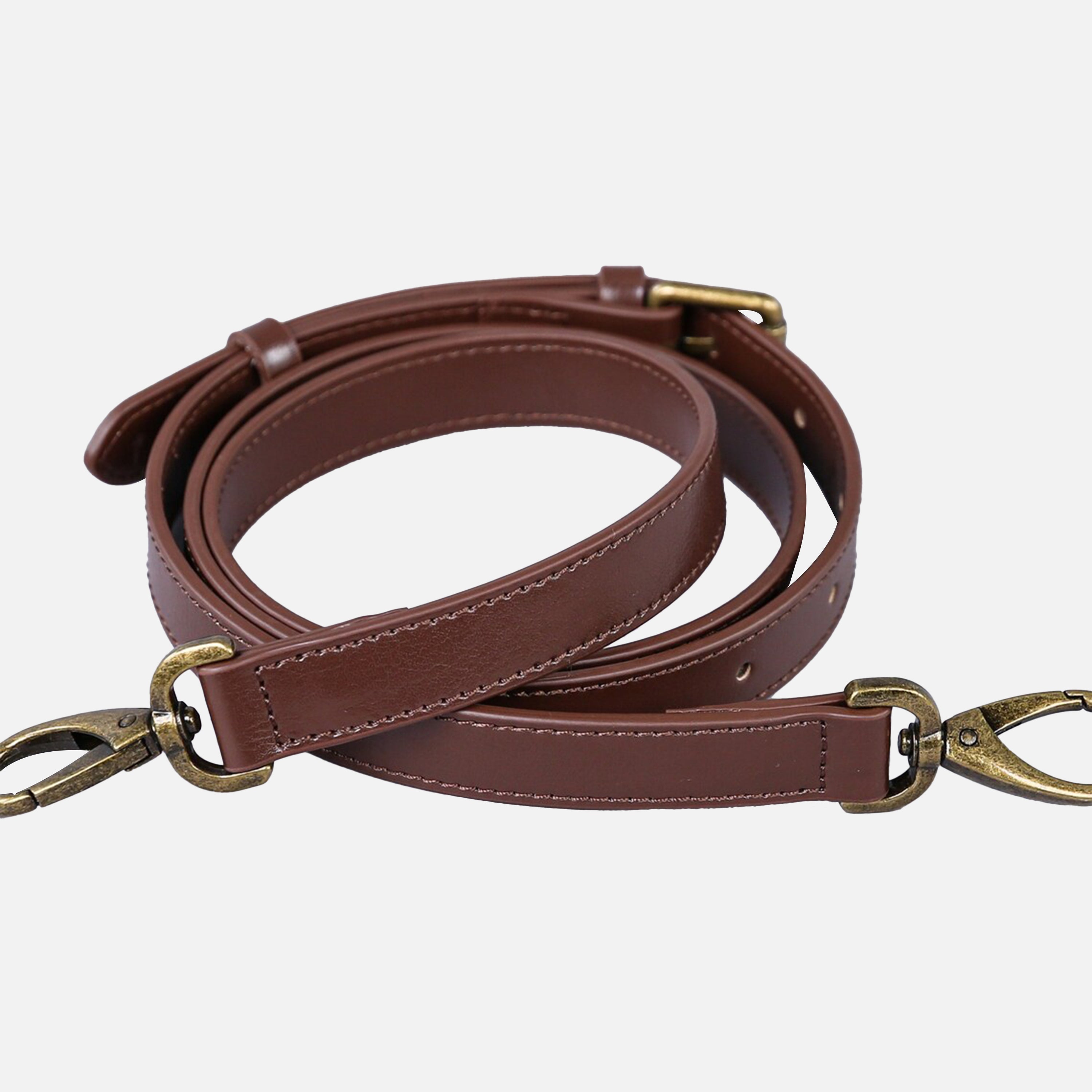 Adjustable Leather Shoulder 3/4" Strap for Small to Medium Bags  of America brown color