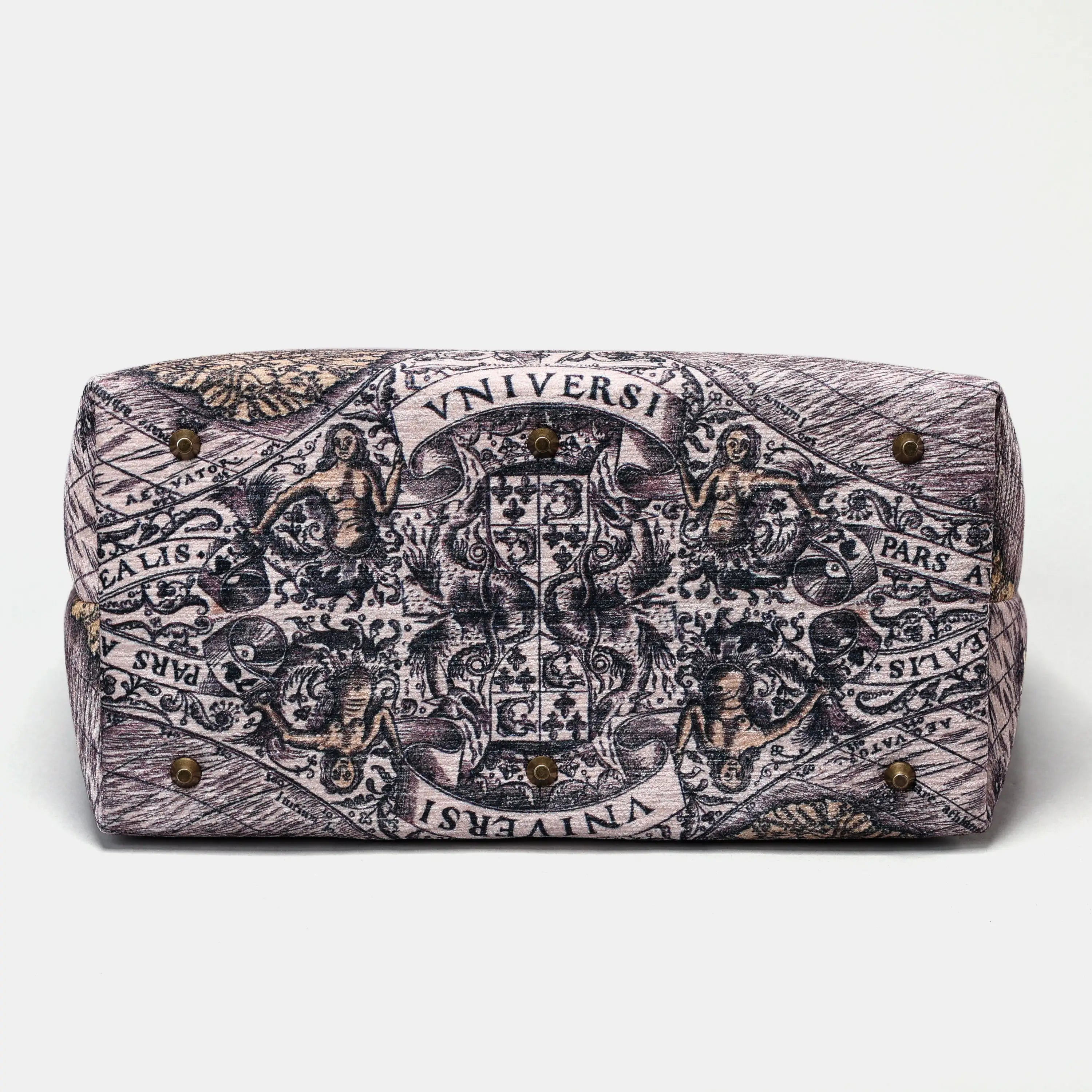 Ancient World Map Mary Poppins Weekender Carpetbag of America bottom