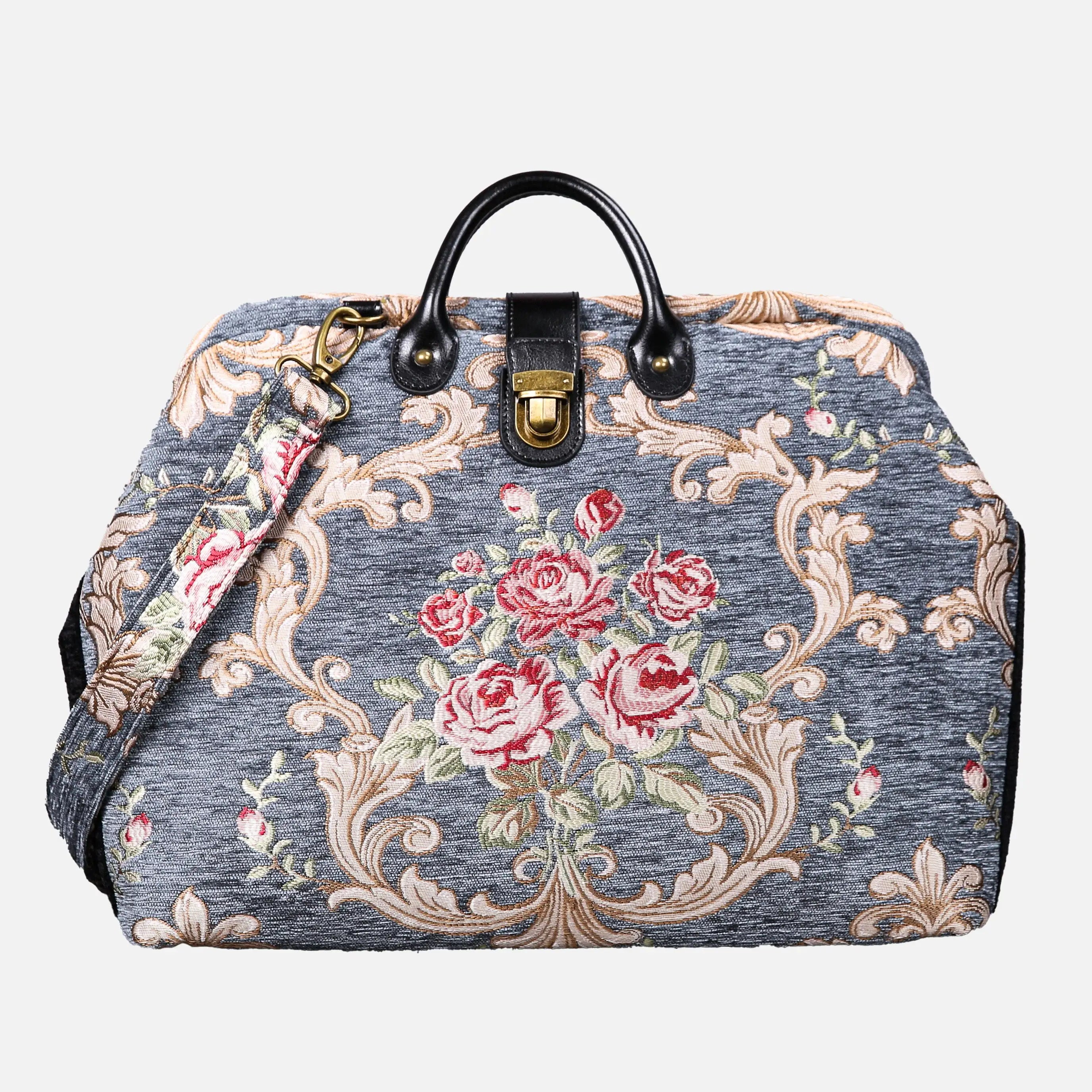 Baroque Garden Grey carpet bag  of America main