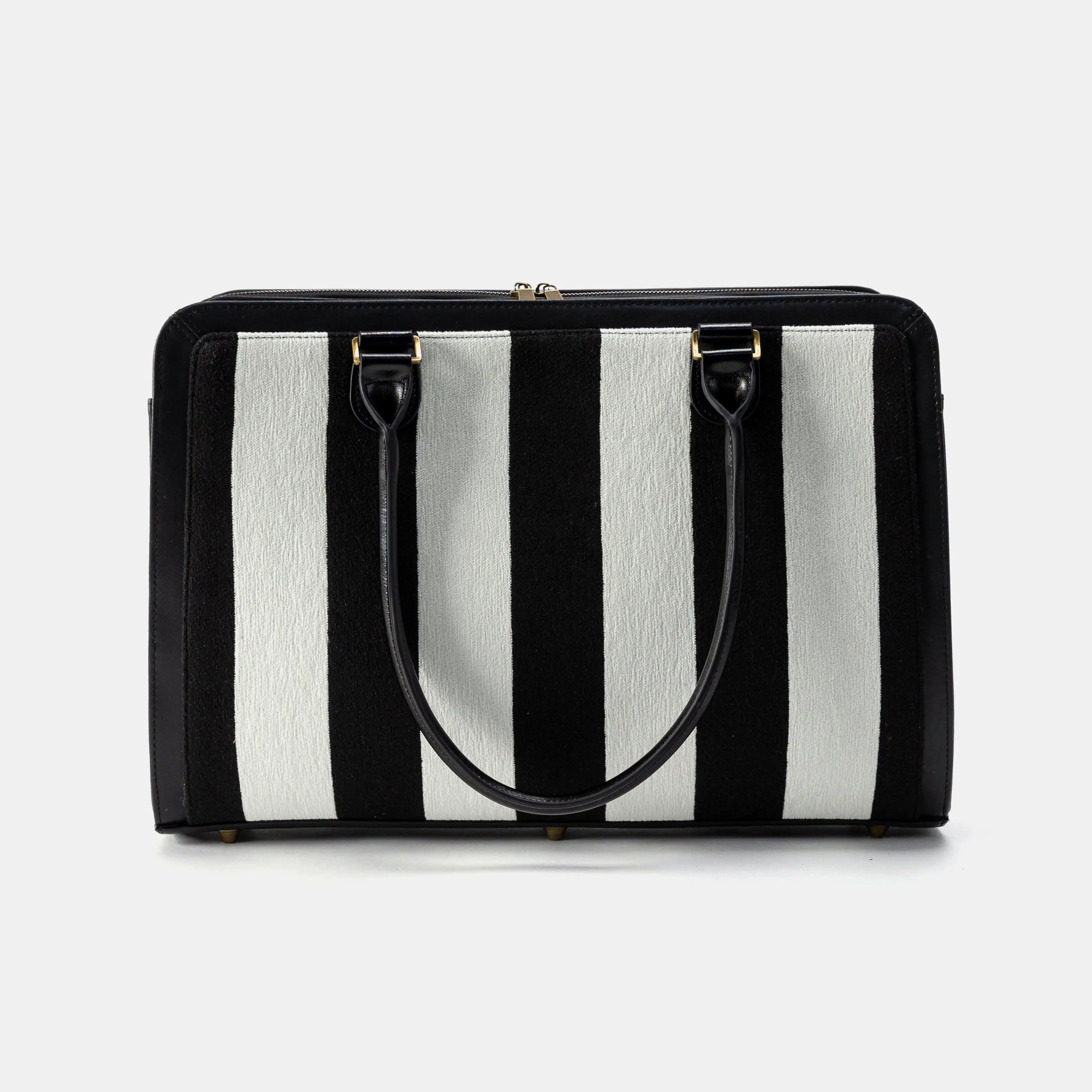 Black & White Beetlejuice Business Tote of America with handle
