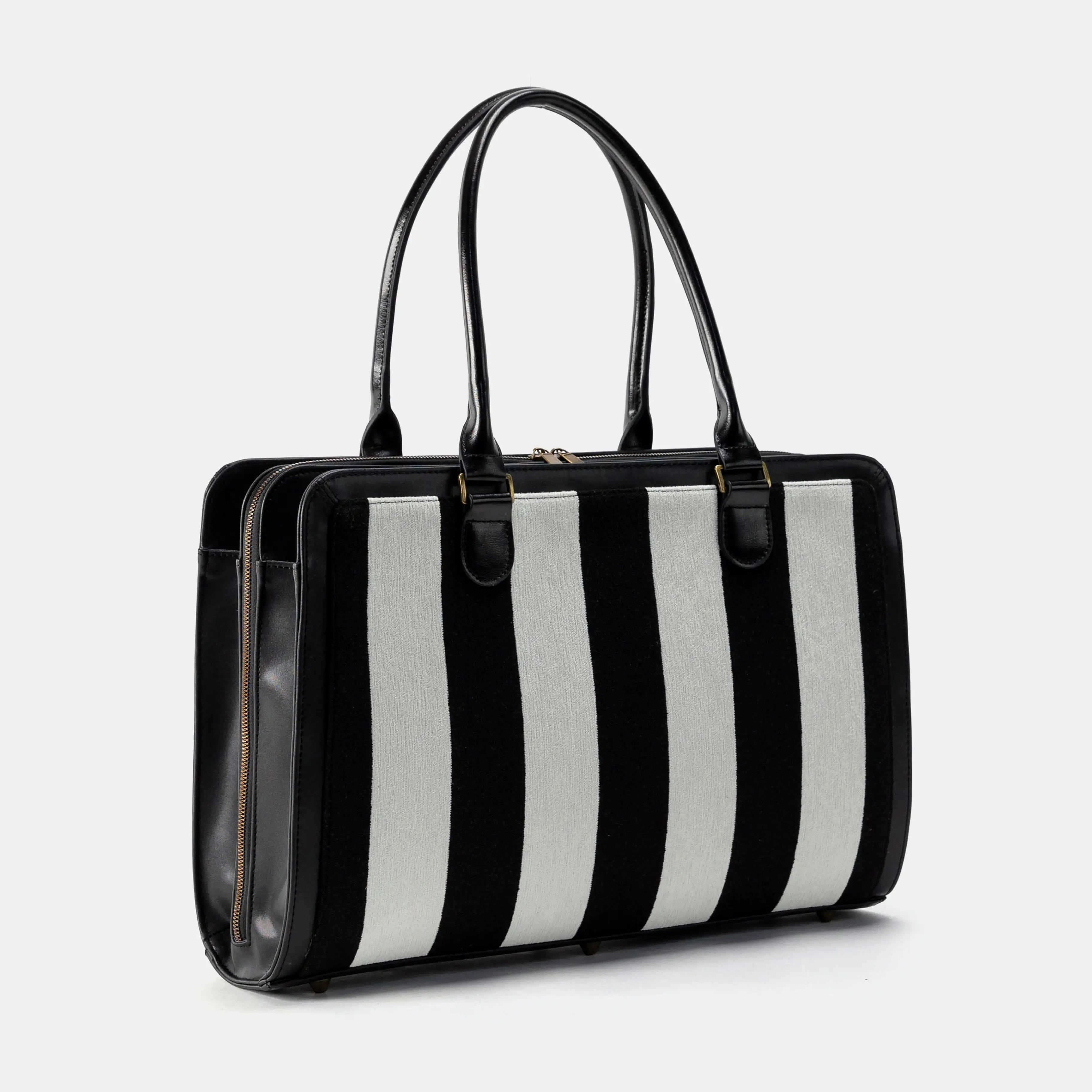Black & White Beetlejuice Business Tote of America main
