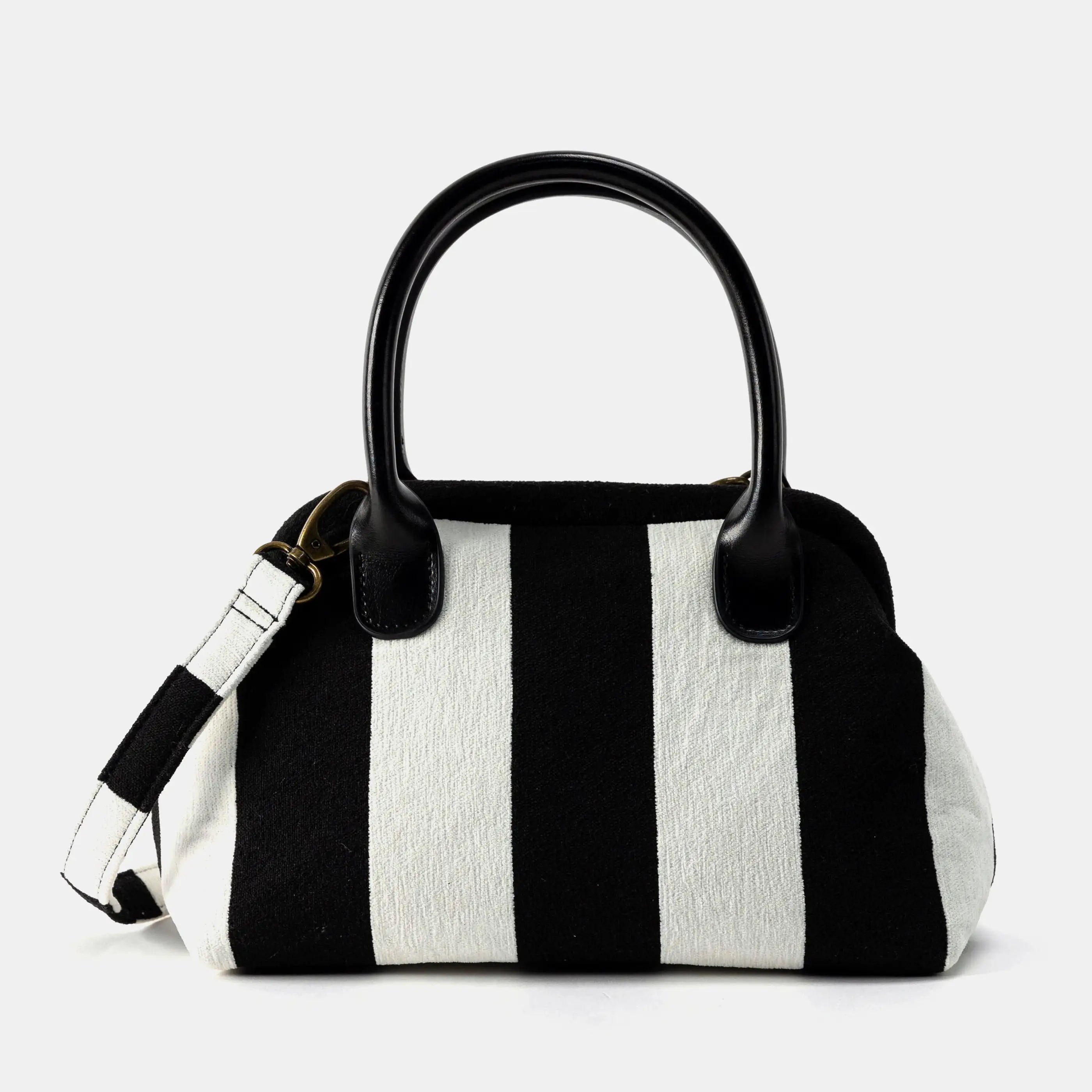Black & White Beetlejuice Carpet Satchel main